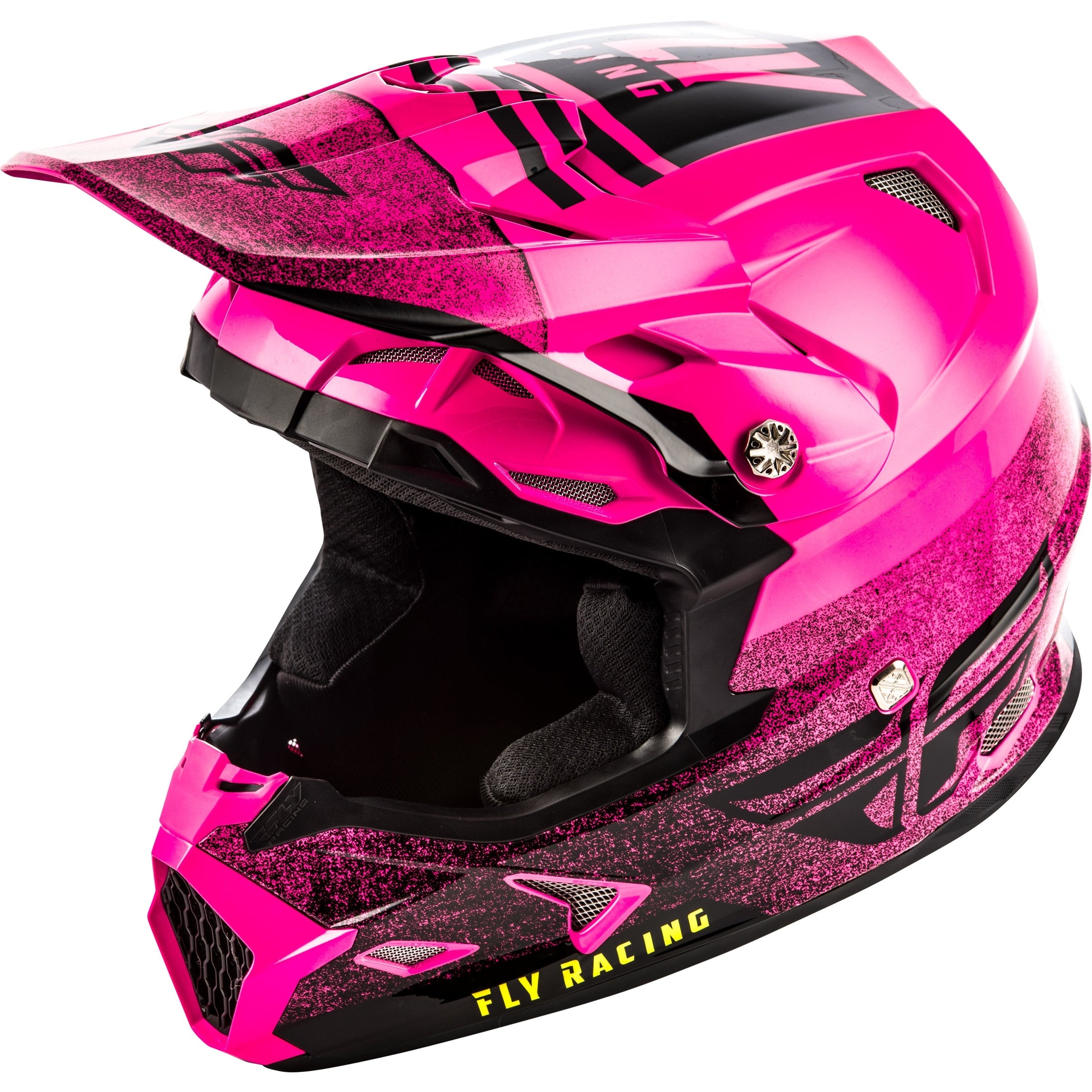 FLY RACING TOXIN EMBARGO HELMET NEON PINK/BLACK 2X