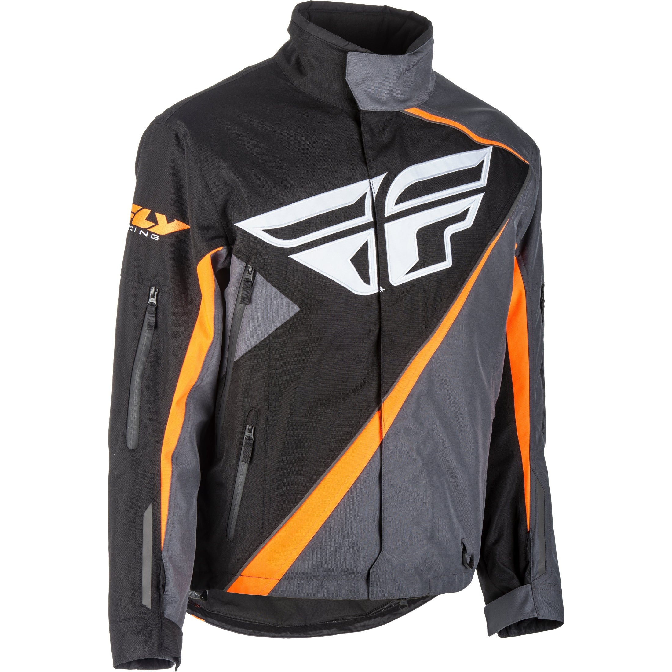 FLY RACING SNX JACKET BLACK/ORANGE/GREY 2X