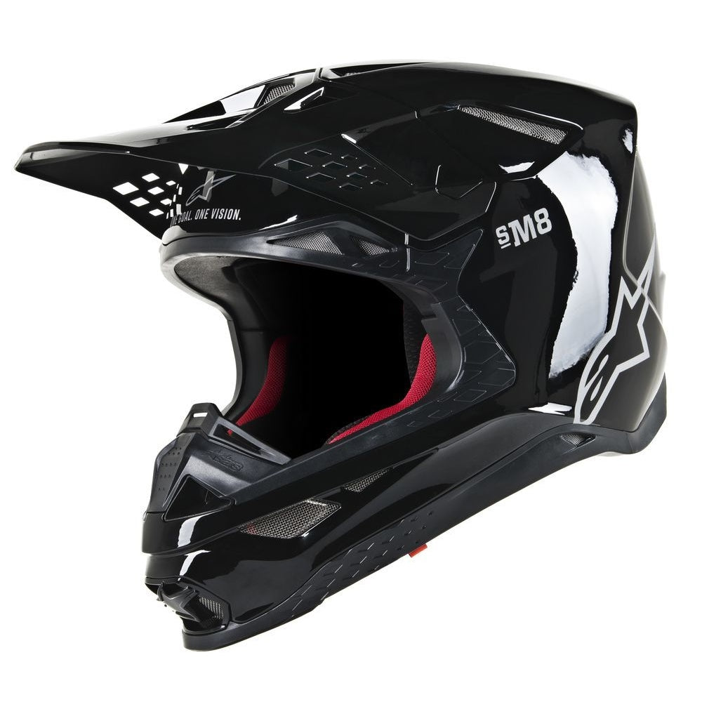ALPINESTARS S.TECH S-M8 HELMET GLOSSY BLACK XL