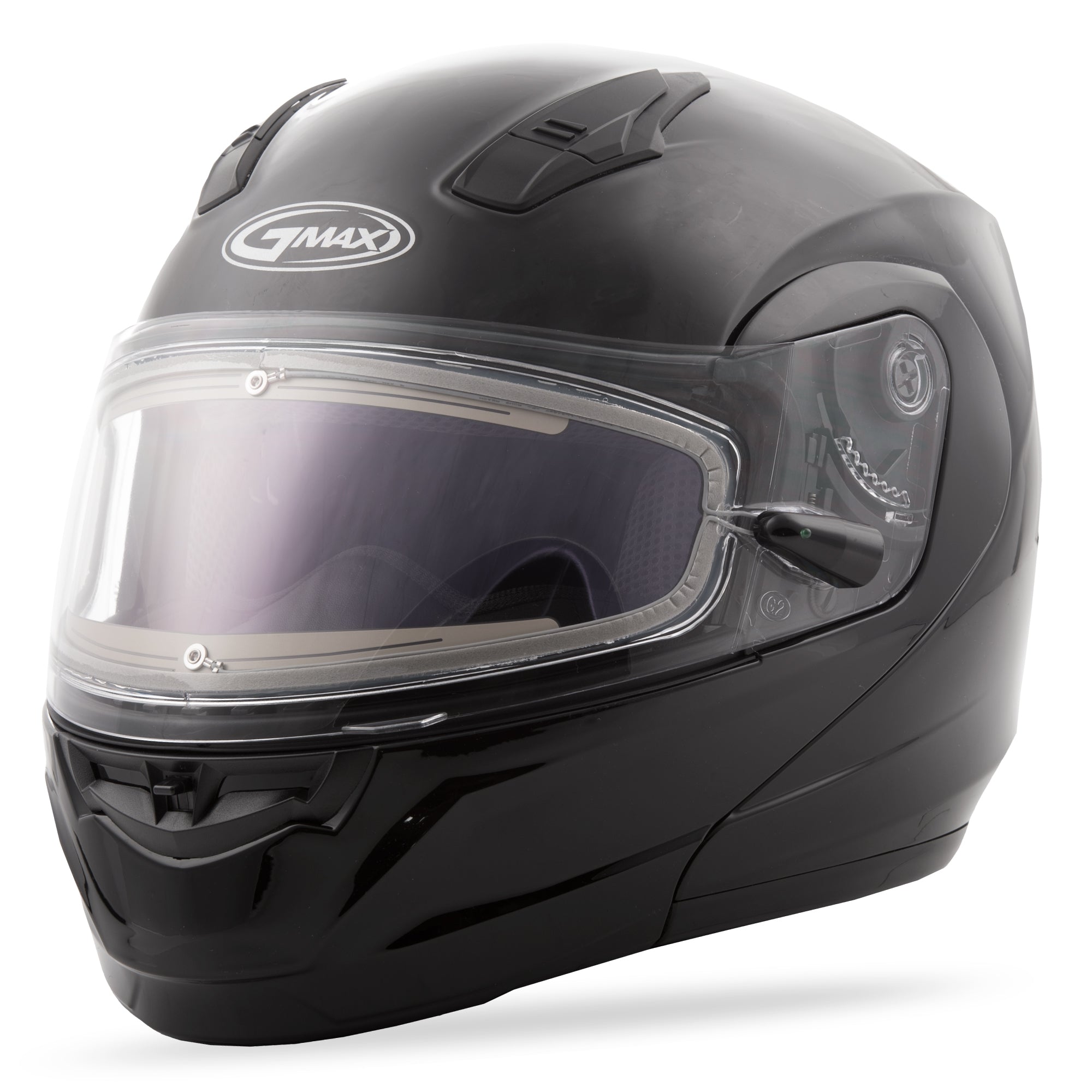 GMAX MD-04S MODULAR SNOW HELMET W/ELECTRIC SHIELD BLACK 3X