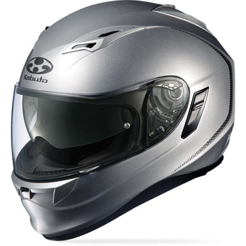 KABUTO KAMUI SOLID HELMET ALUMINUM SILVER XS