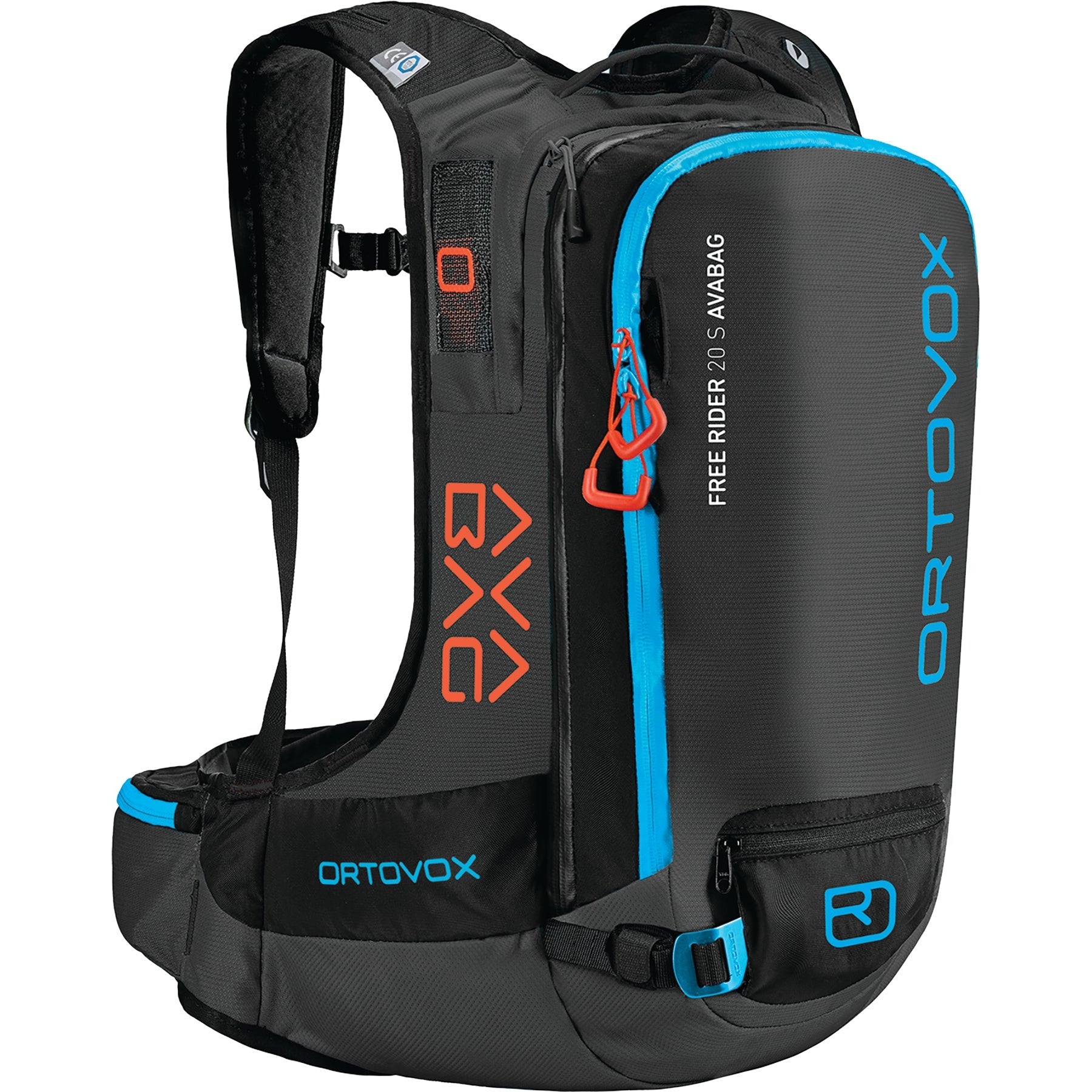 ORTOVOX ORTOVOX FREE RIDER 20 S AVABAG KIT BLACK