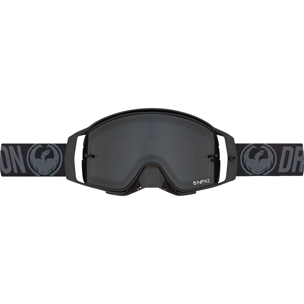 DRAGON NFX2 BLACK INJECTED SMOKE LENS 10/PK TEAR-OFF/LENS SHIELD