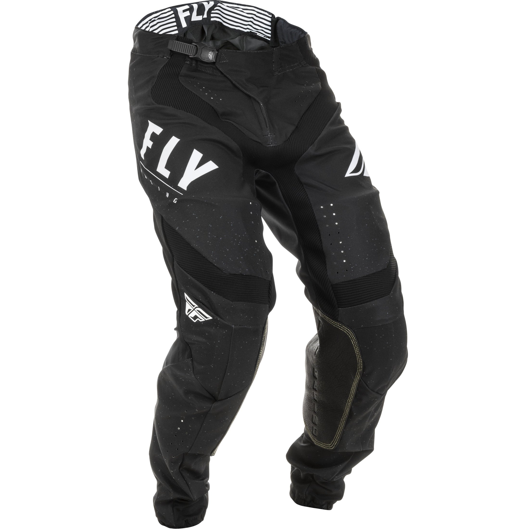 FLY RACING LITE PANTS BLACK/WHITE SZ 28