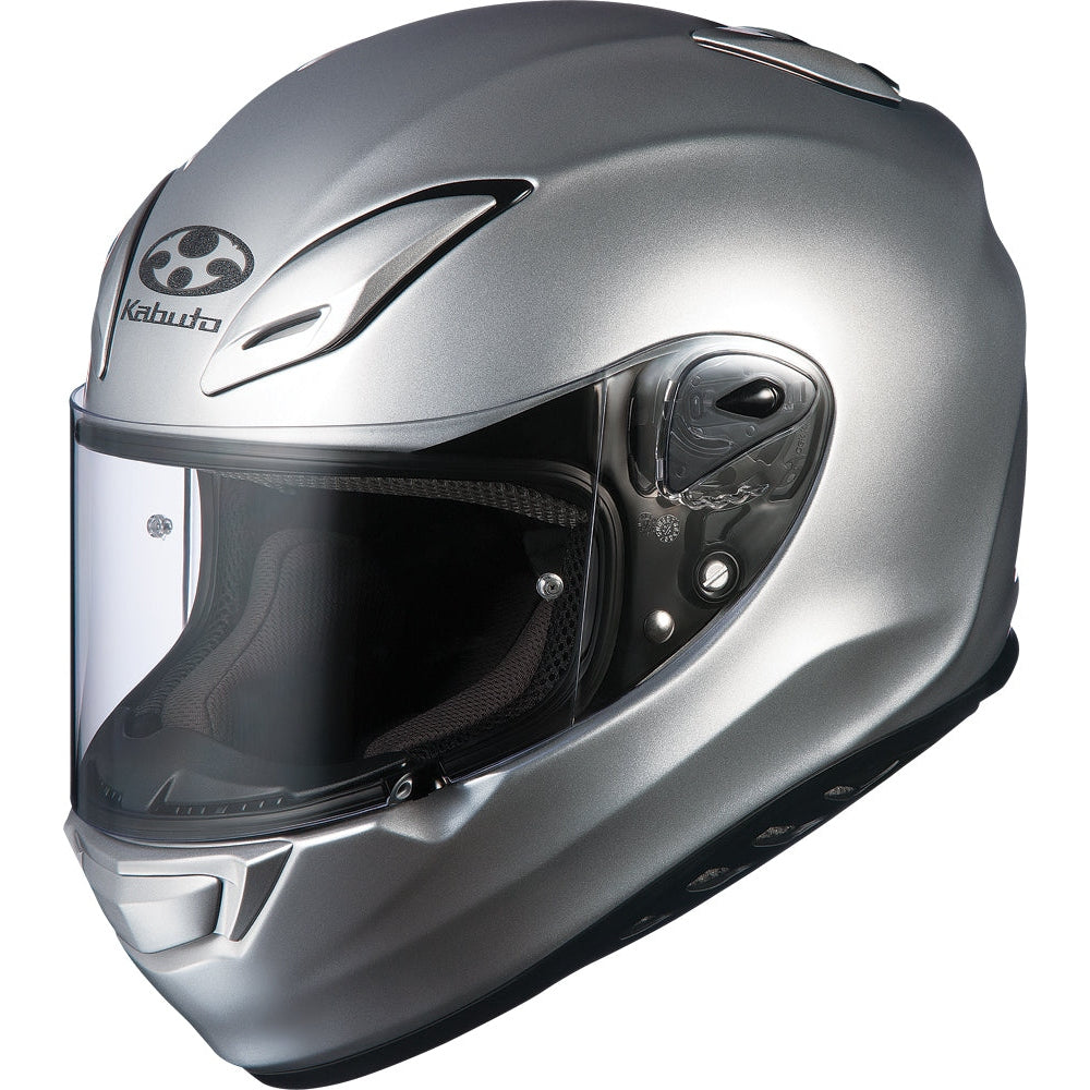 KABUTO AEROBLADE III SOLID HELMET ALUMINUM SILVER XS