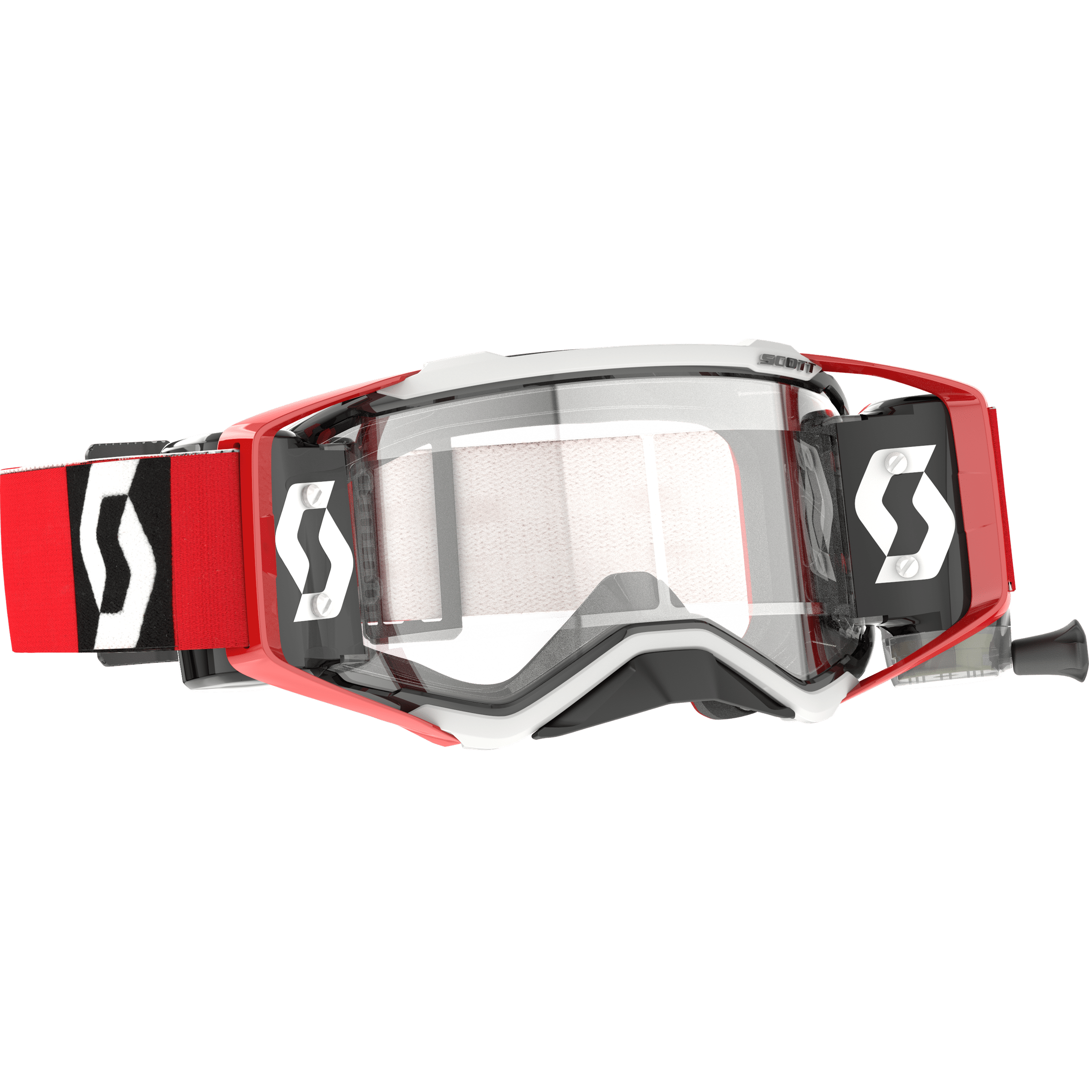SCOTT PROSPECT WFS GOGGLE RED/BLK CLEAR WORKS