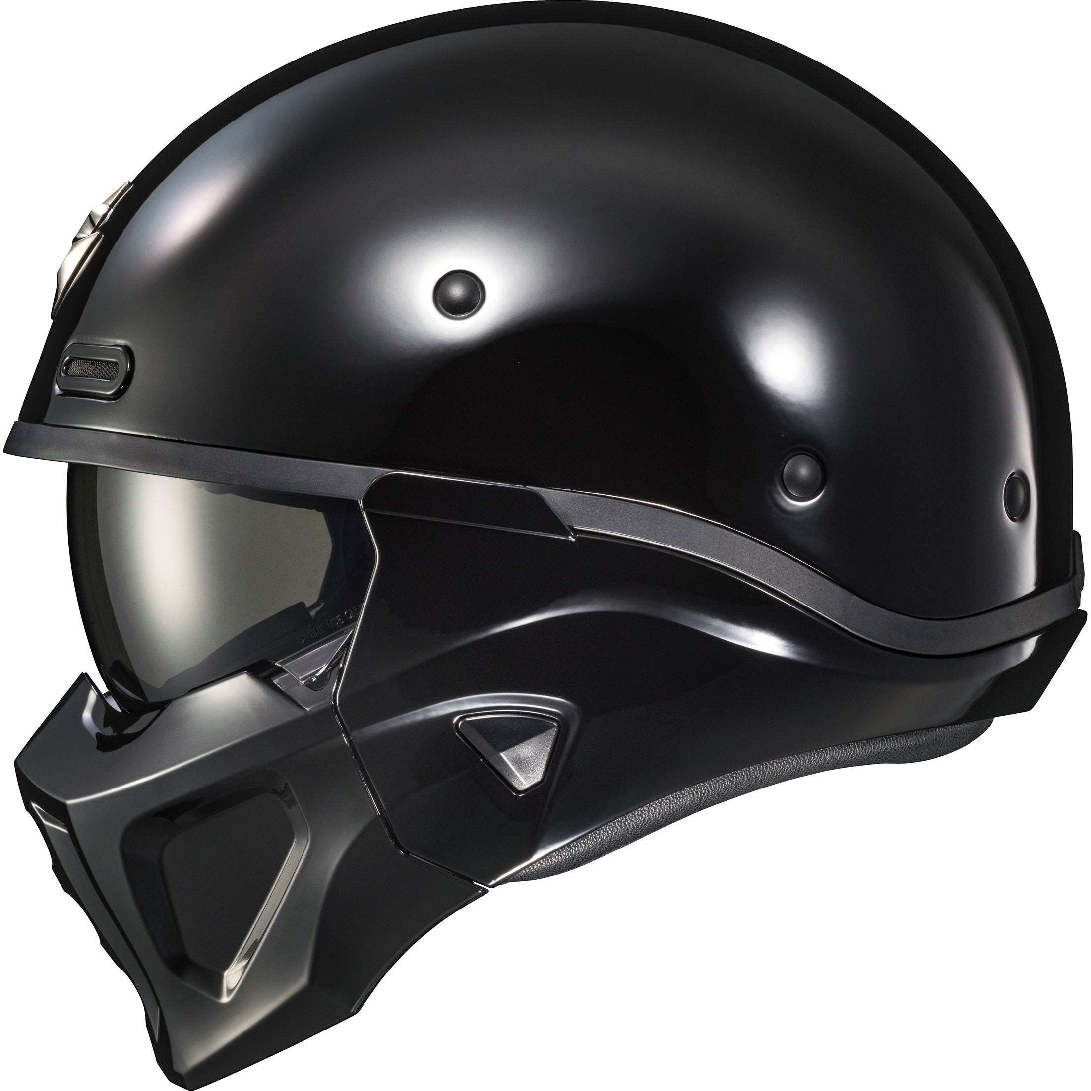 SCORPION EXO COVERT X OPEN-FACE HELMET GLOSS BLACK MD