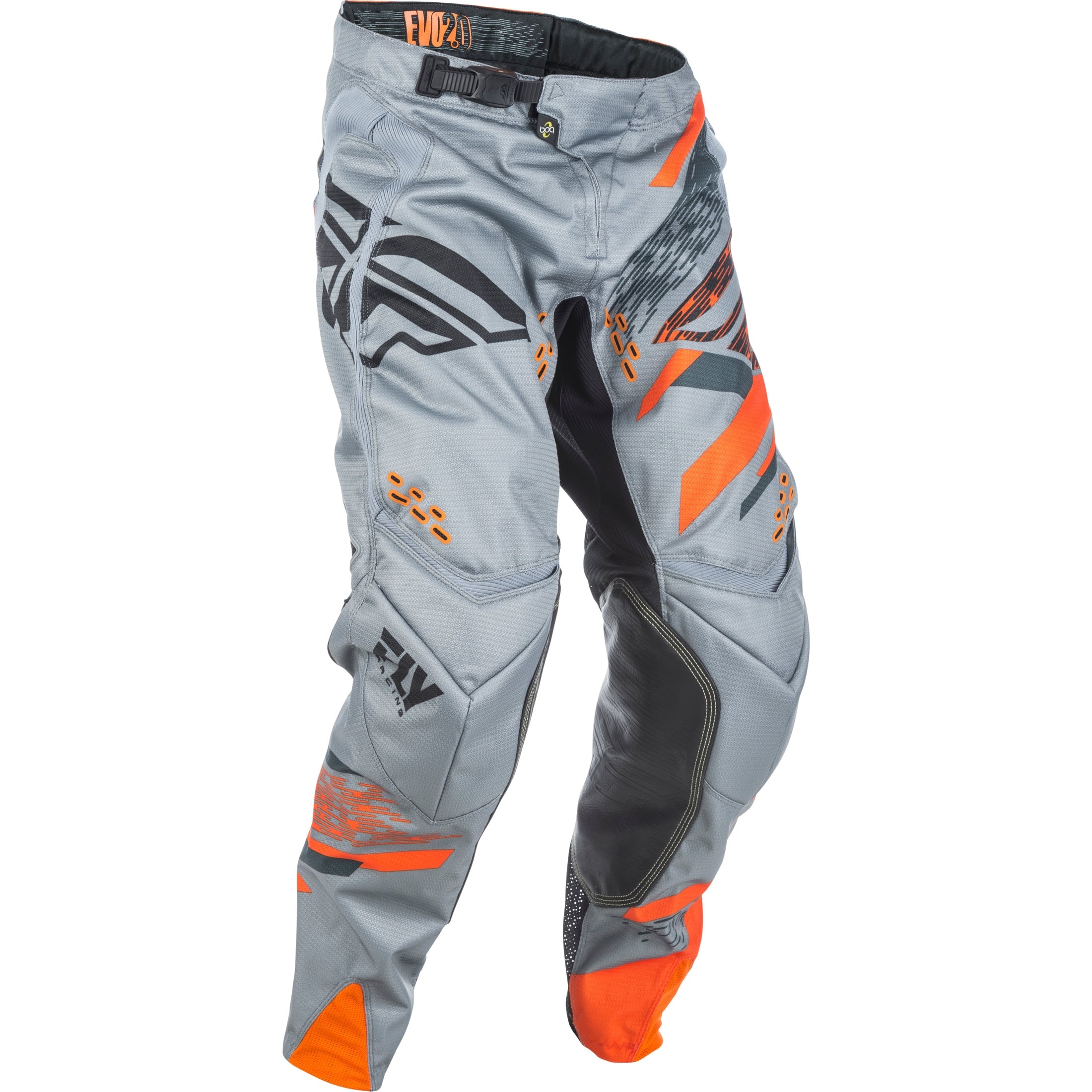 FLY RACING EVOLUTION 2.0 PANTS GREY/ORANGE/BLACK SZ 38