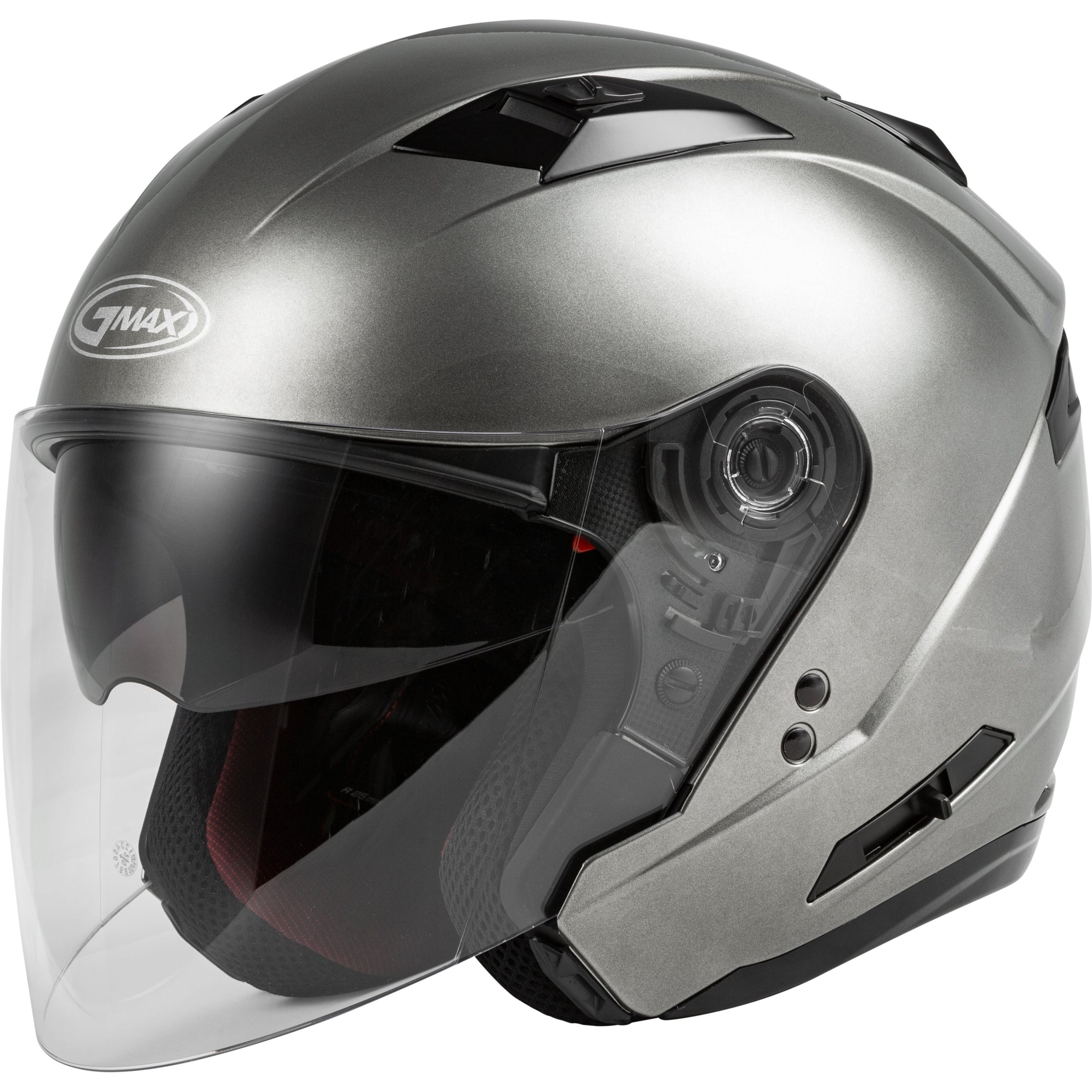 GMAX OF-77 OPEN-FACE HELMET TITANIUM 3X