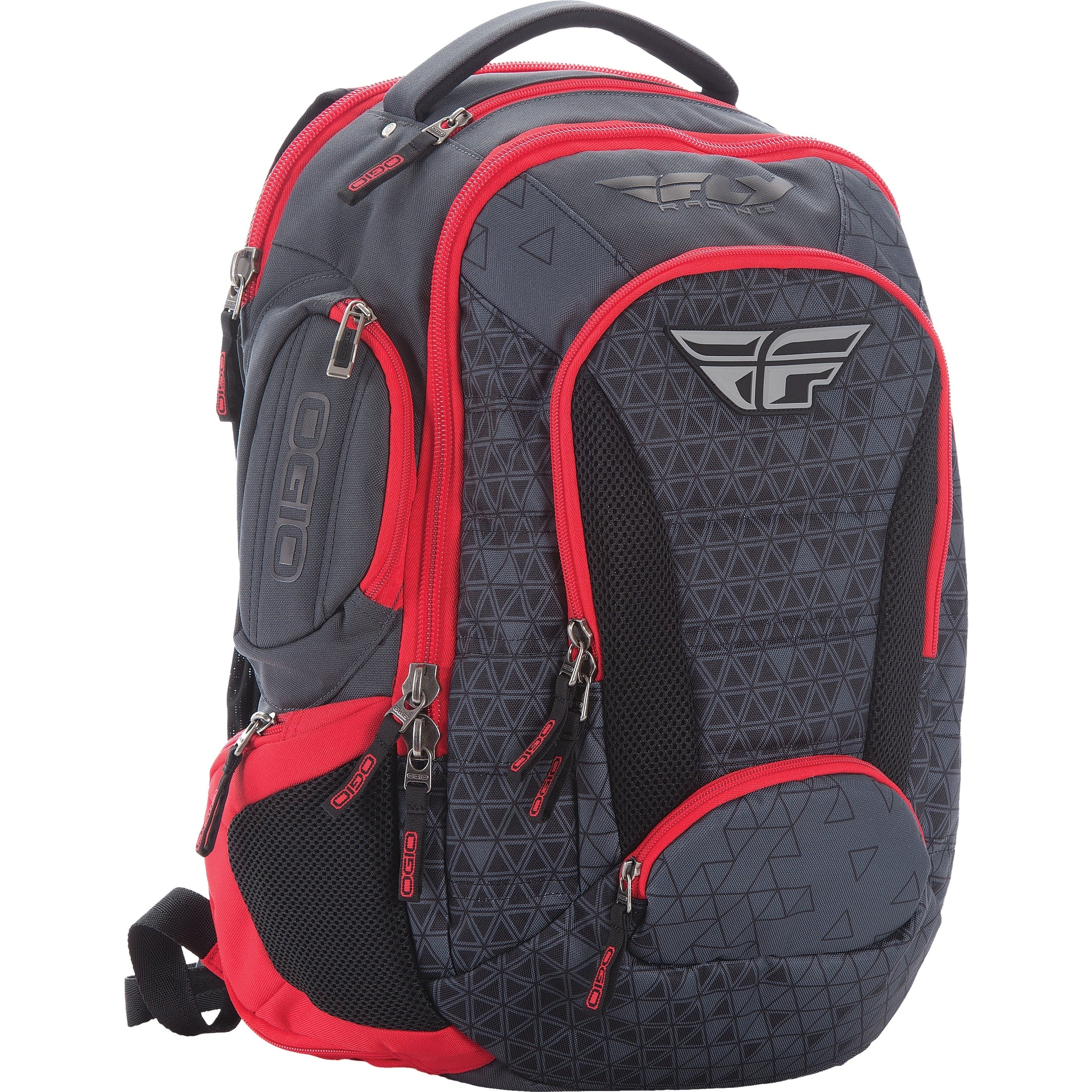 FLY RACING OGIO BANDIT BAG RED/BLACK 19"X13.5"X8.5"