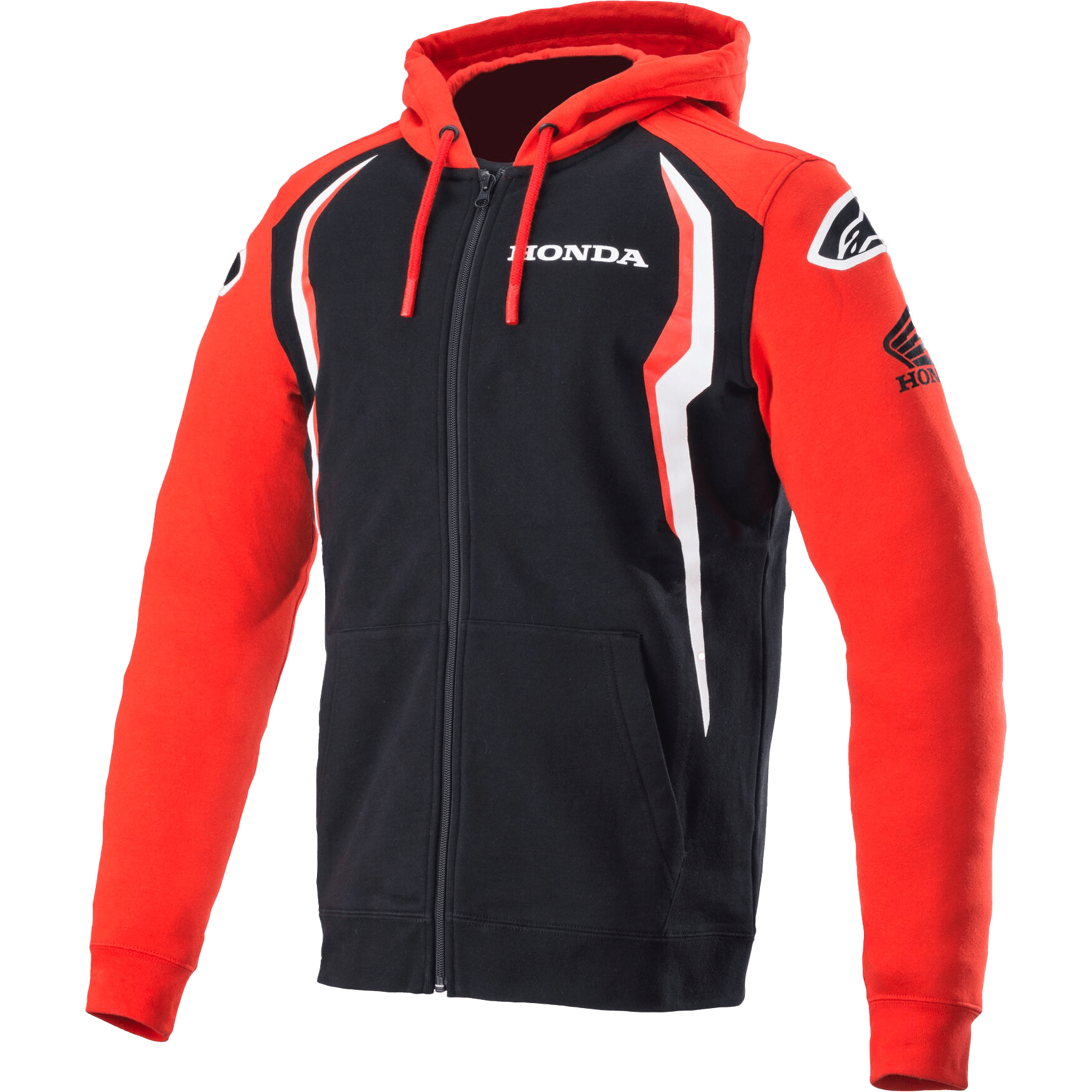 ALPINESTARS HONDA ZIP HOODIE RED/BLACK 4X