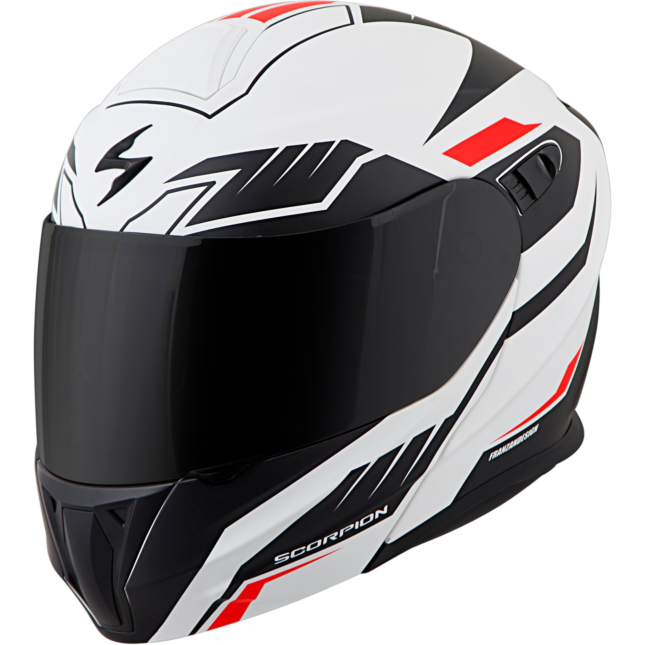 SCORPION EXO EXO-GT920 MODULAR HELMET SHUTTLE WHITE/BLACK XS