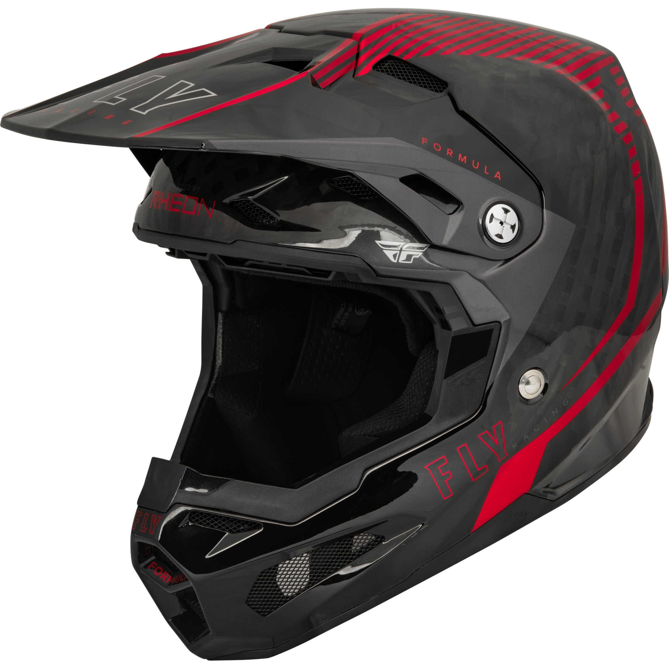 FLY RACING FORMULA CARBON TRACER HELMET RED/BLACK SM