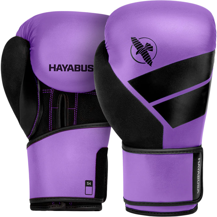 Boxing Gloves Hayabusa S4 Leather Purple - 12 OZ