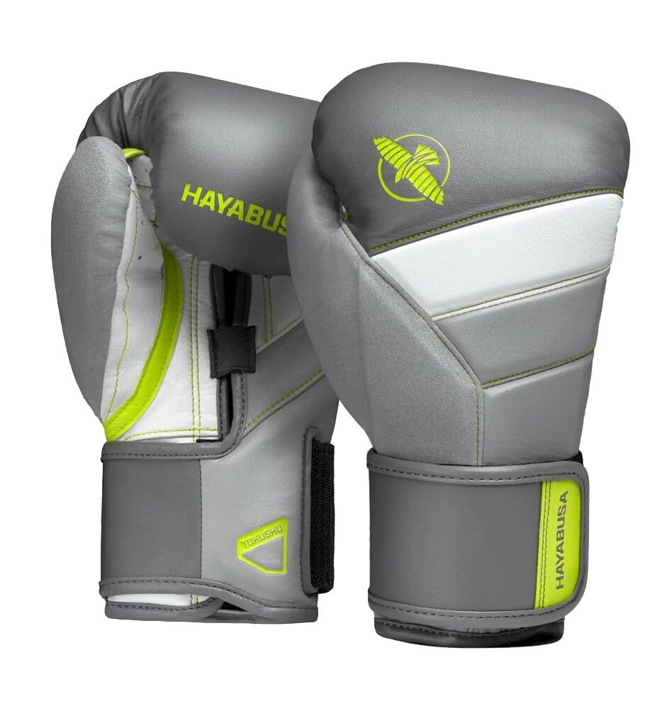Boxing Gloves Hayabusa T3 Charcoal Lime - 10 OZ