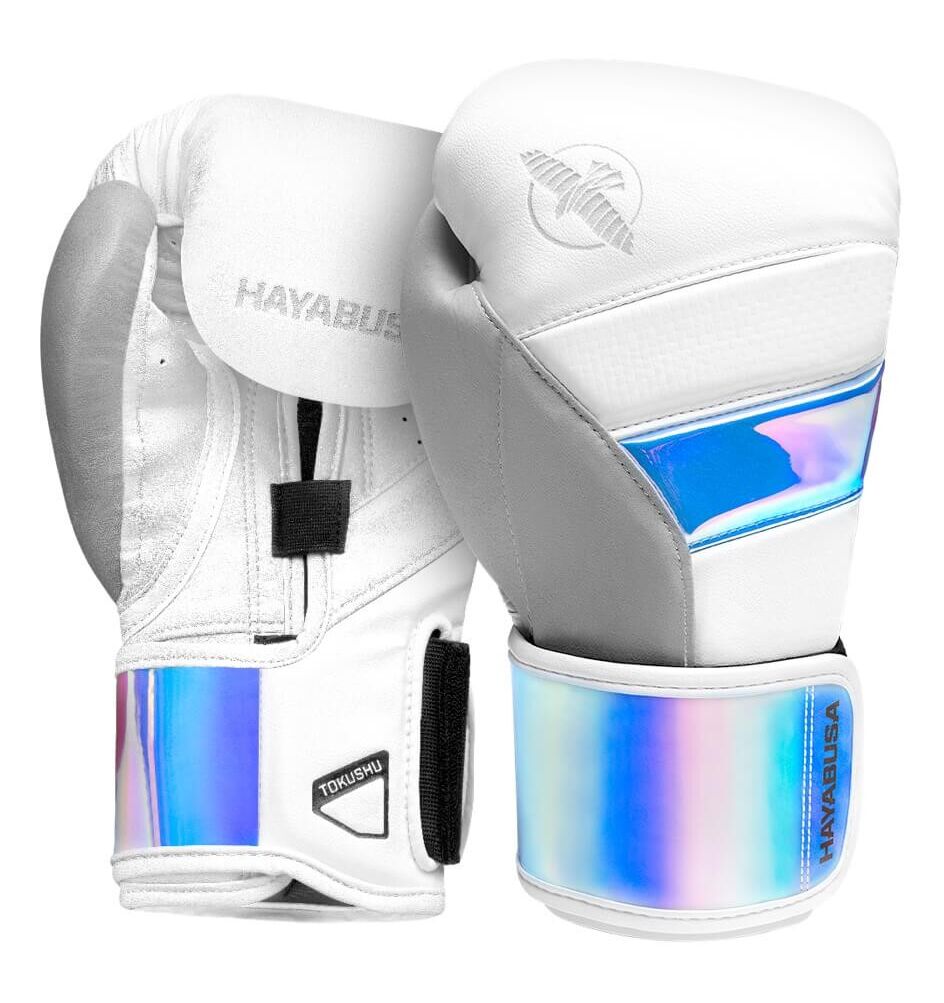 Boxing Gloves Hayabusa T3 White Iridescent - 14 OZ