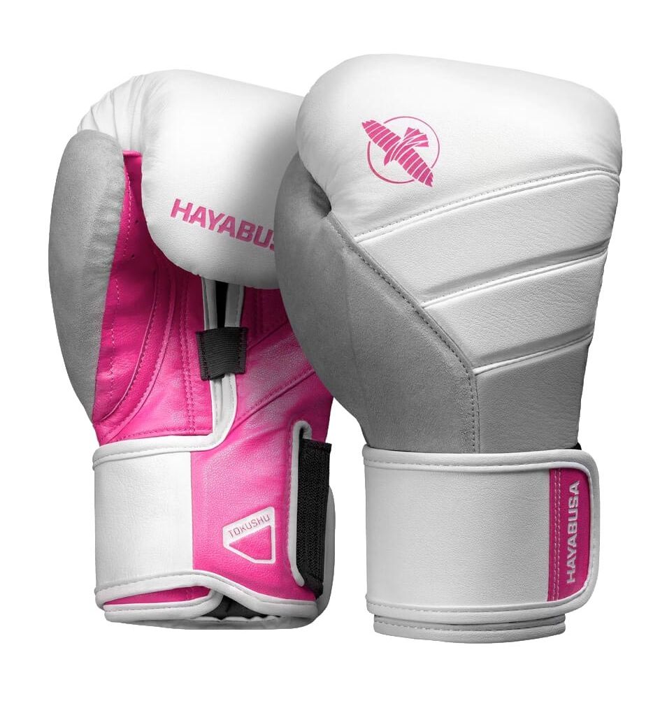 Boxing Gloves Hayabusa T3 White Pink - 16 OZ