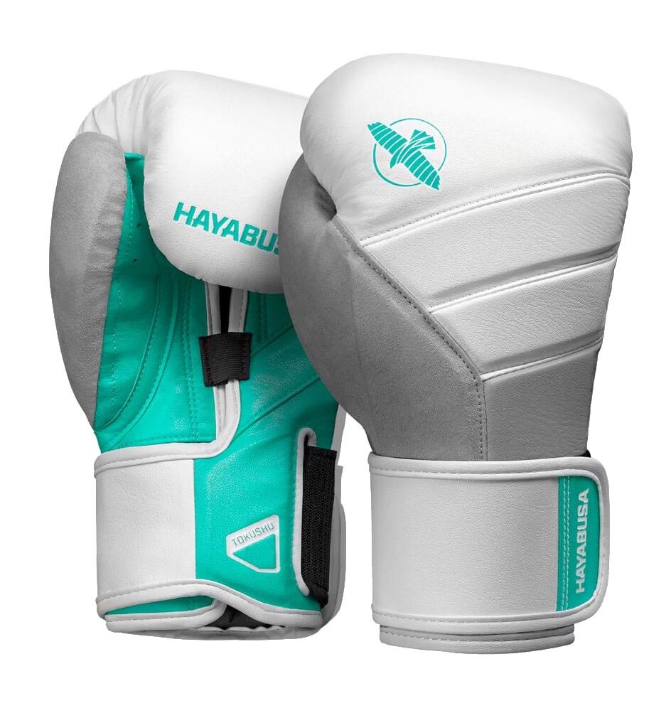 Boxing Gloves Hayabusa T3 White Teal - 10 OZ