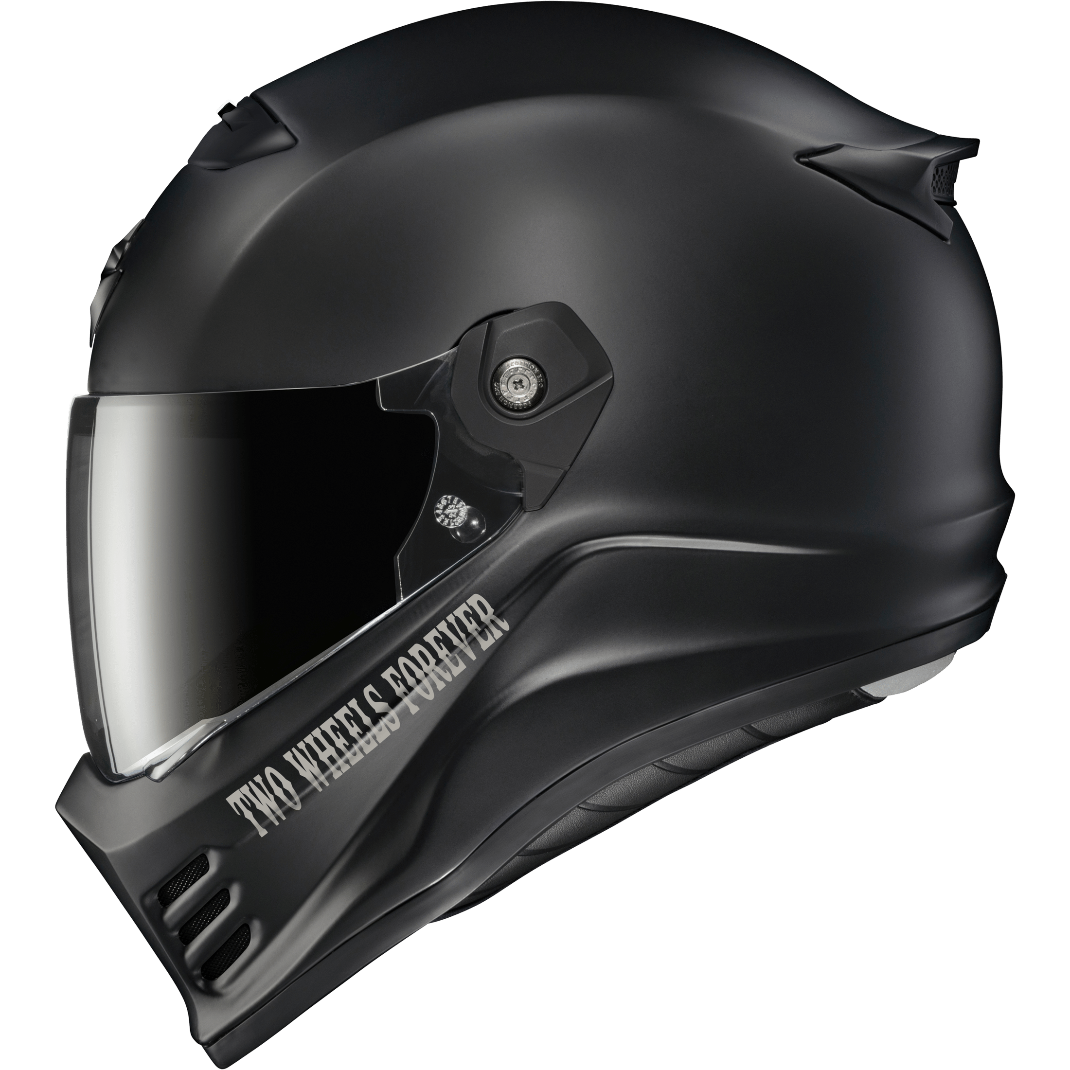 SCORPION EXO COVERT FX FULL FACE HELMET VTWIN VISIONARY MATTE BLACK 3X