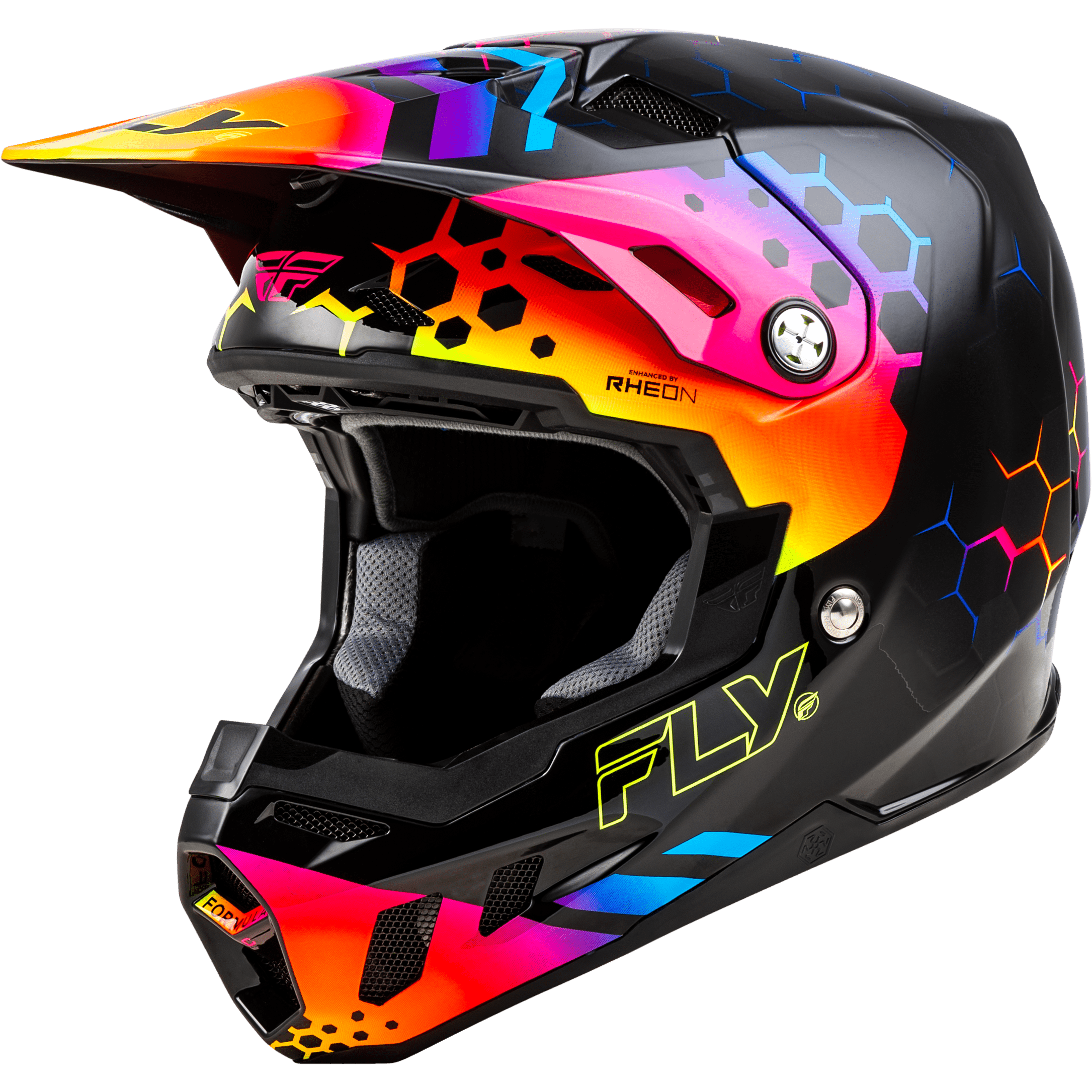 FLY RACING FORMULA CC TEKTONIC HELMET BLACK/SUNSET MD