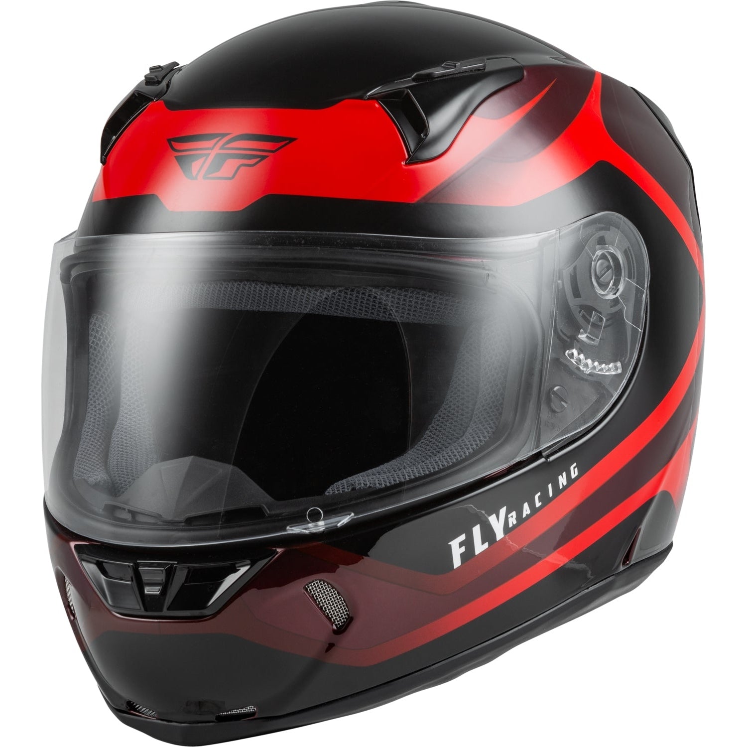 FLY RACING REVOLT RUSH HELMET RED/BLACK SM