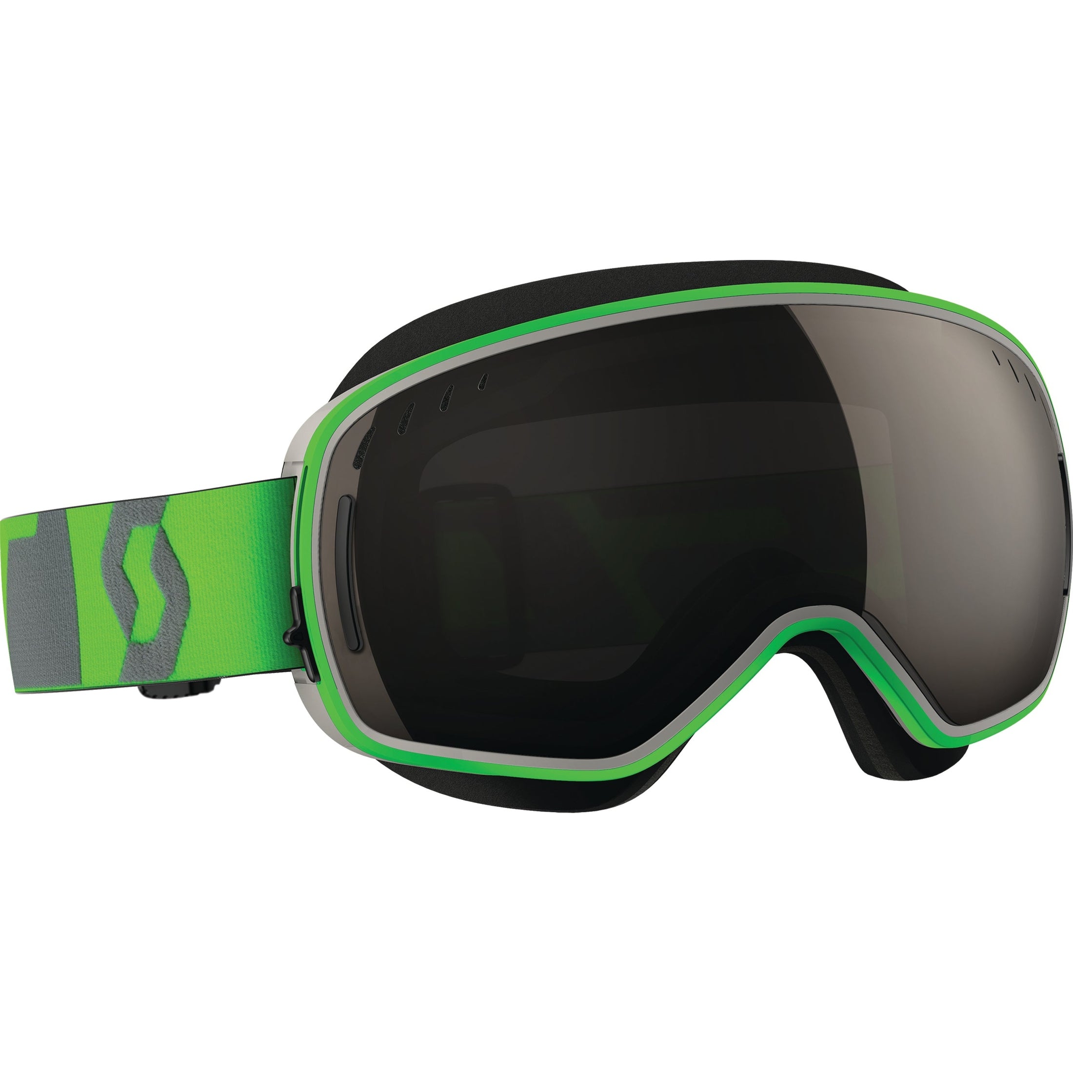 SCOTT LCG SNO-X GOGGLE W/MASK GREEN SOLAR/BLACK CHROME