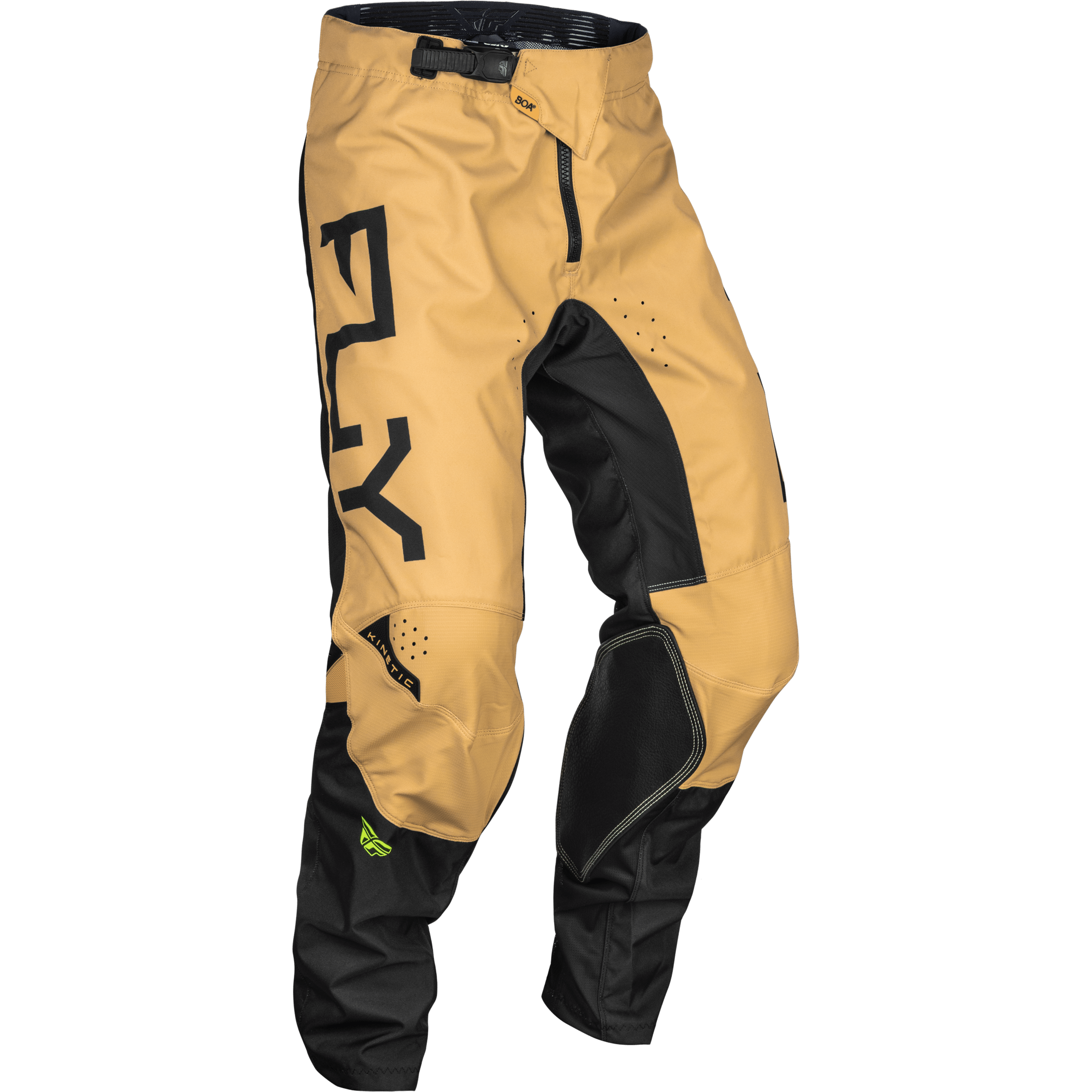 FLY RACING KINETIC RELOAD PANTS KHAKI/BLACK/HI-VIS SZ 30
