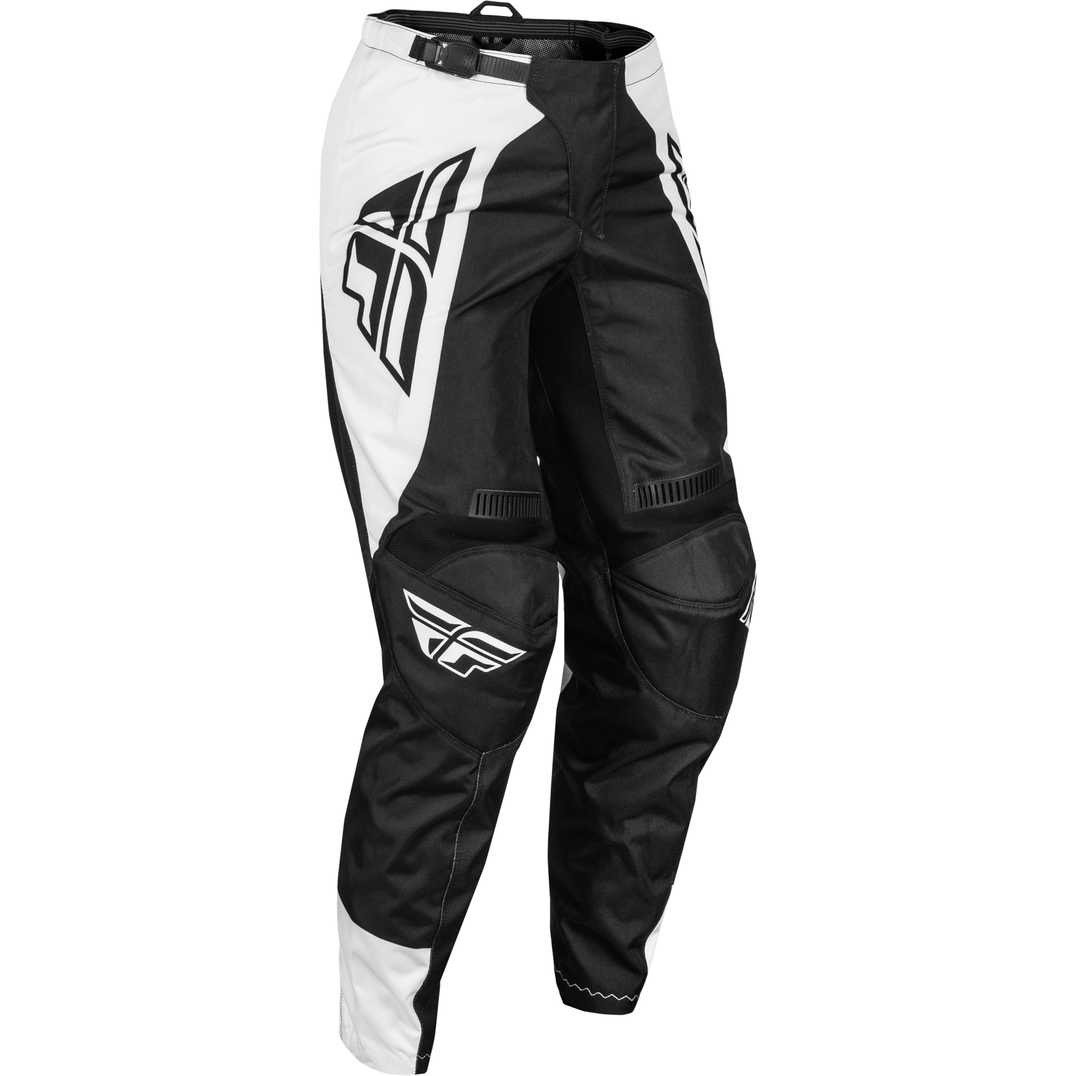 FLY RACING WOMEN'S F-16 PANTS BLACK/WHITE SZ 05/06