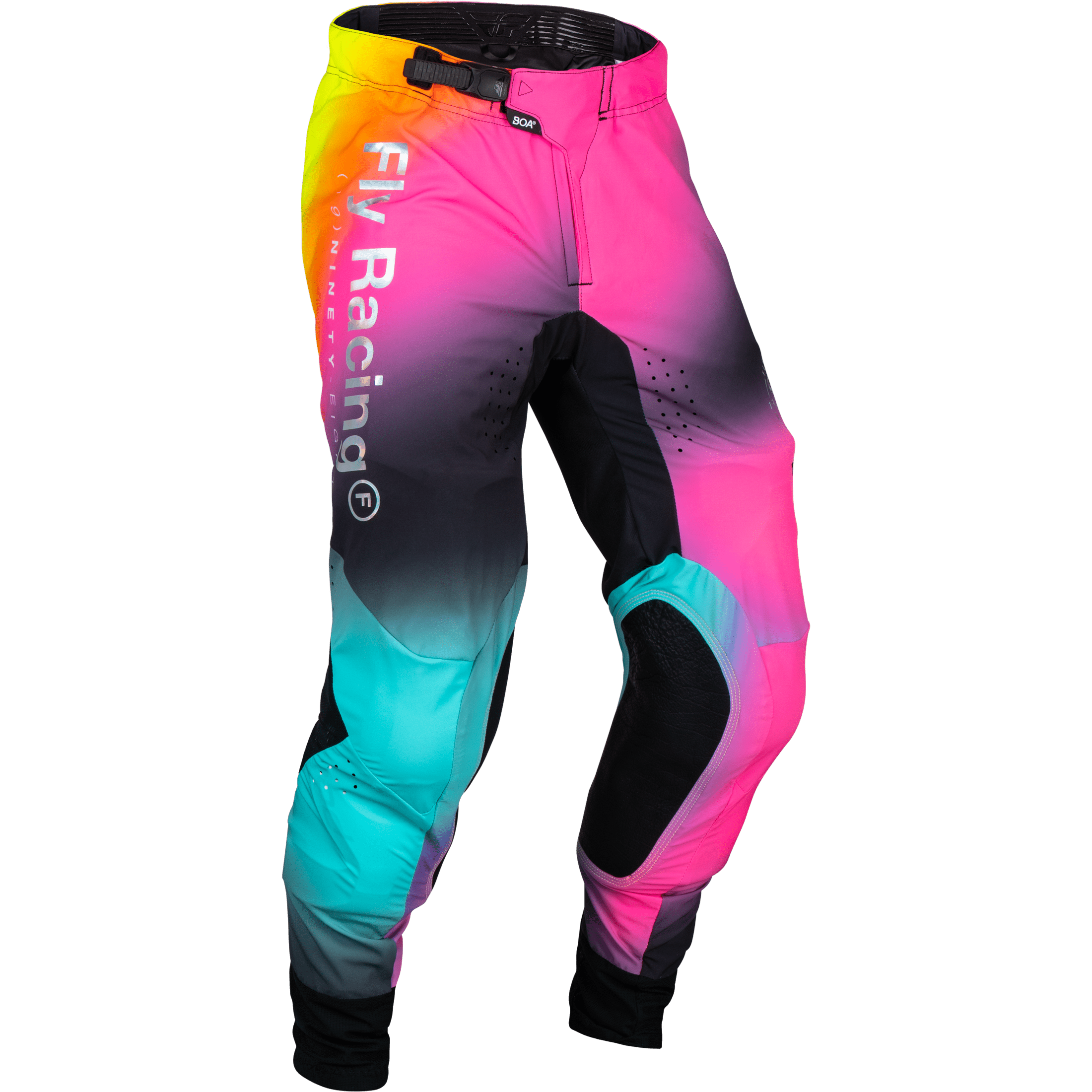 FLY RACING LITE LE LEGACY PANTS FUSCHIA/ELEC BLUE/HI-VIS SZ 28
