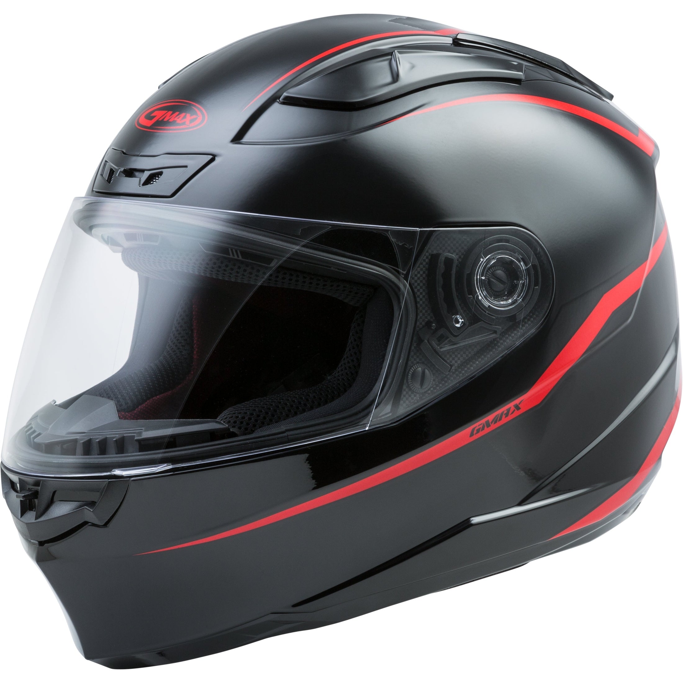 GMAX FF-88 FULL-FACE PRECEPT HELMET BLACK/RED XS