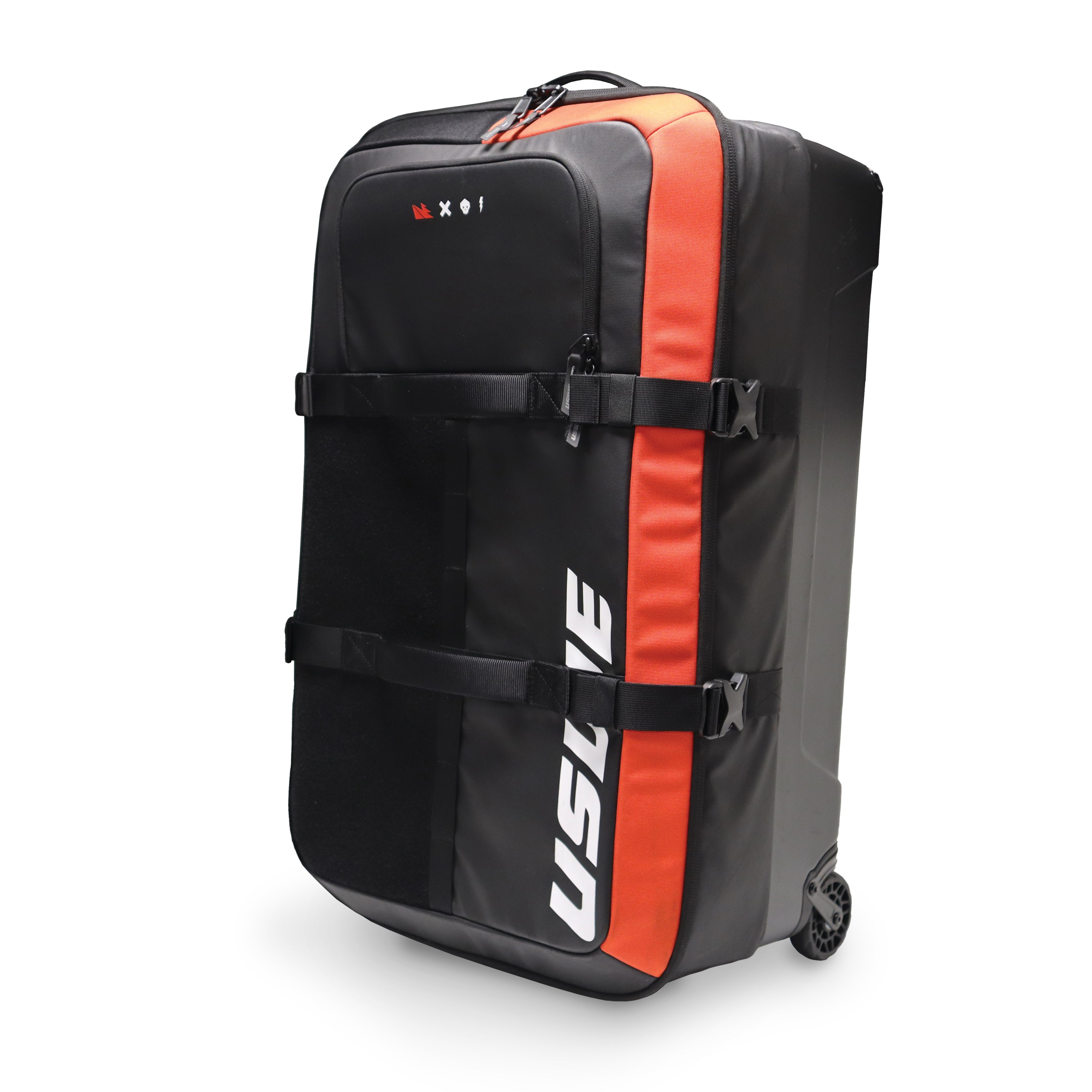 USWE BUDDY 100L ATHLETE GEAR TROLLEY BAG BLACK/USWE RED