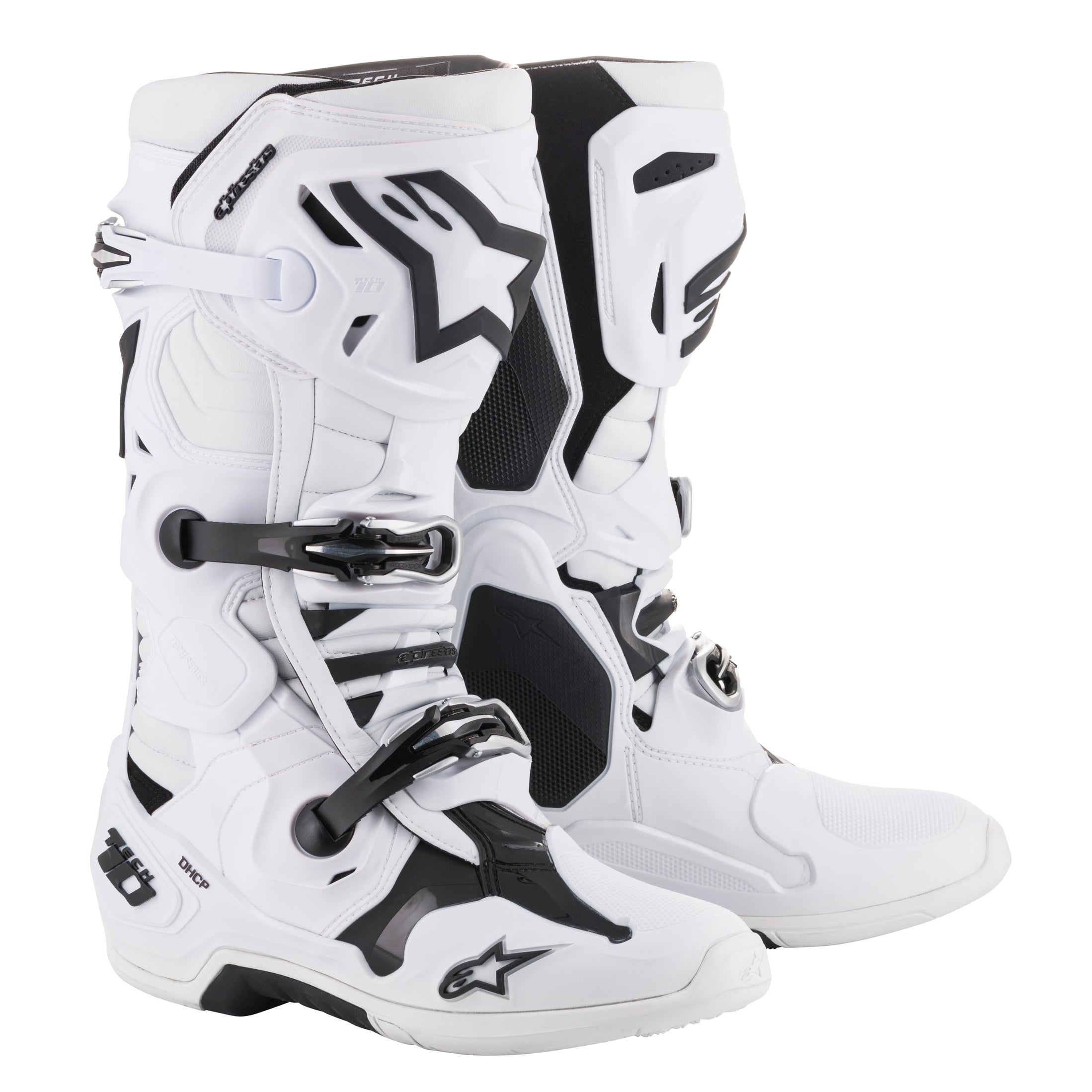 ALPINESTARS TECH 10 BOOTS WHITE SIZE 09