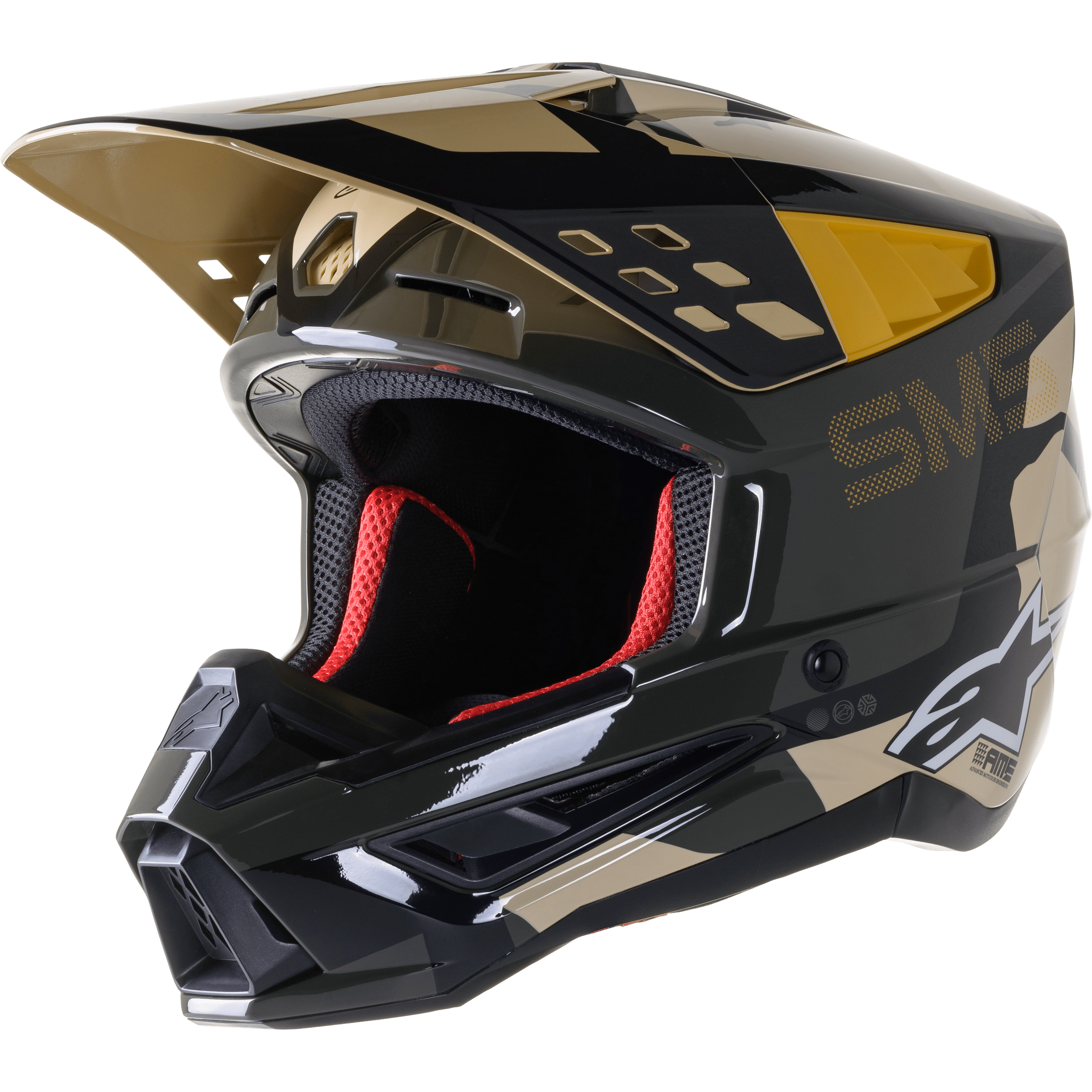 ALPINESTARS S-M5 ROVER HELMET SAND/TANGERINE/CAMO XL