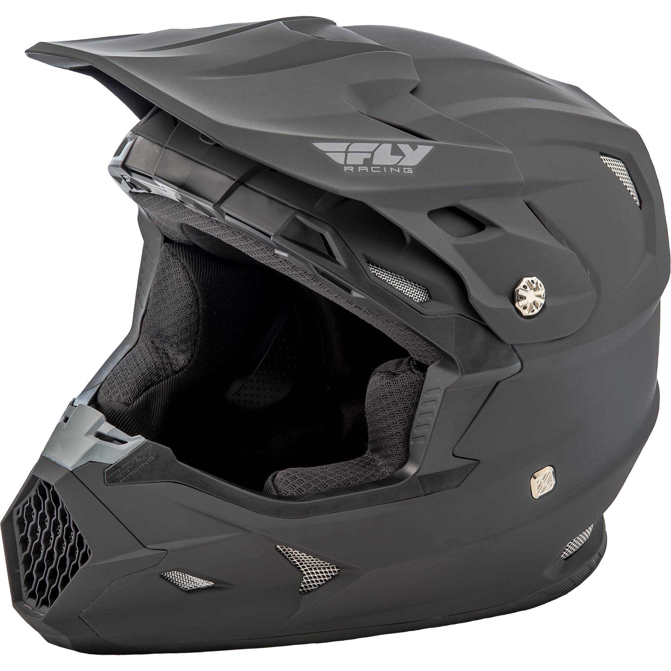 FLY RACING TOXIN ORIGINAL HELMET MATTE BLACK MD
