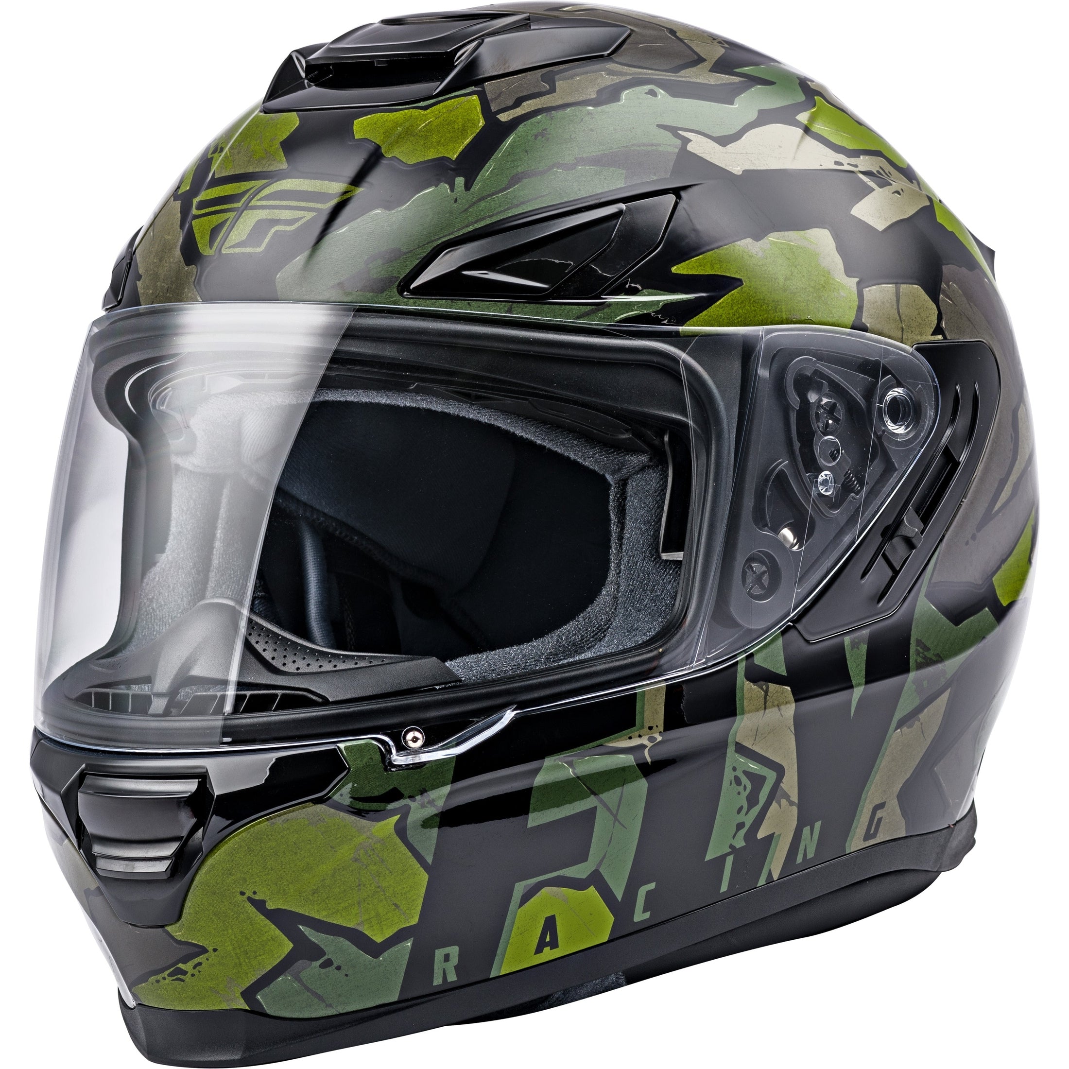 FLY RACING SENTINEL AMBUSH HELMET CAMO/GREEN/GREY 2X