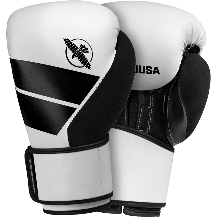 Boxing Gloves Hayabusa S4 Leather White - 14 OZ