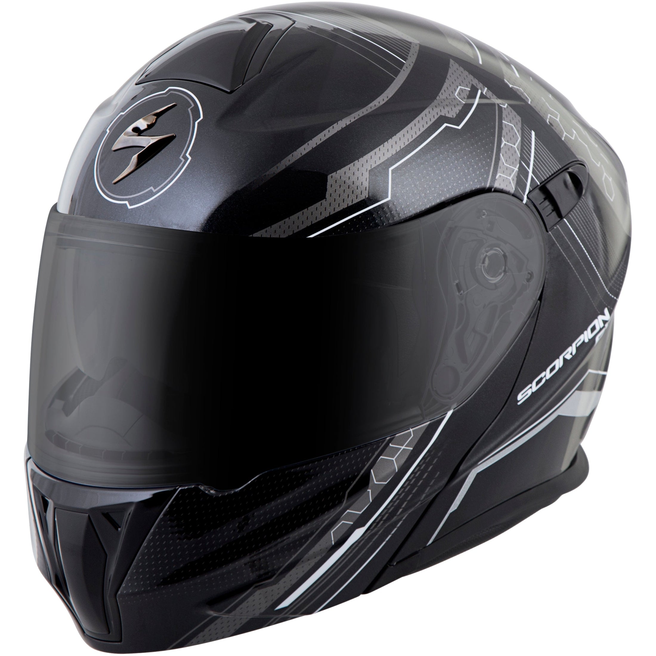 SCORPION EXO EXO-GT920 MODULAR HELMET SATELLITE SILVER SM