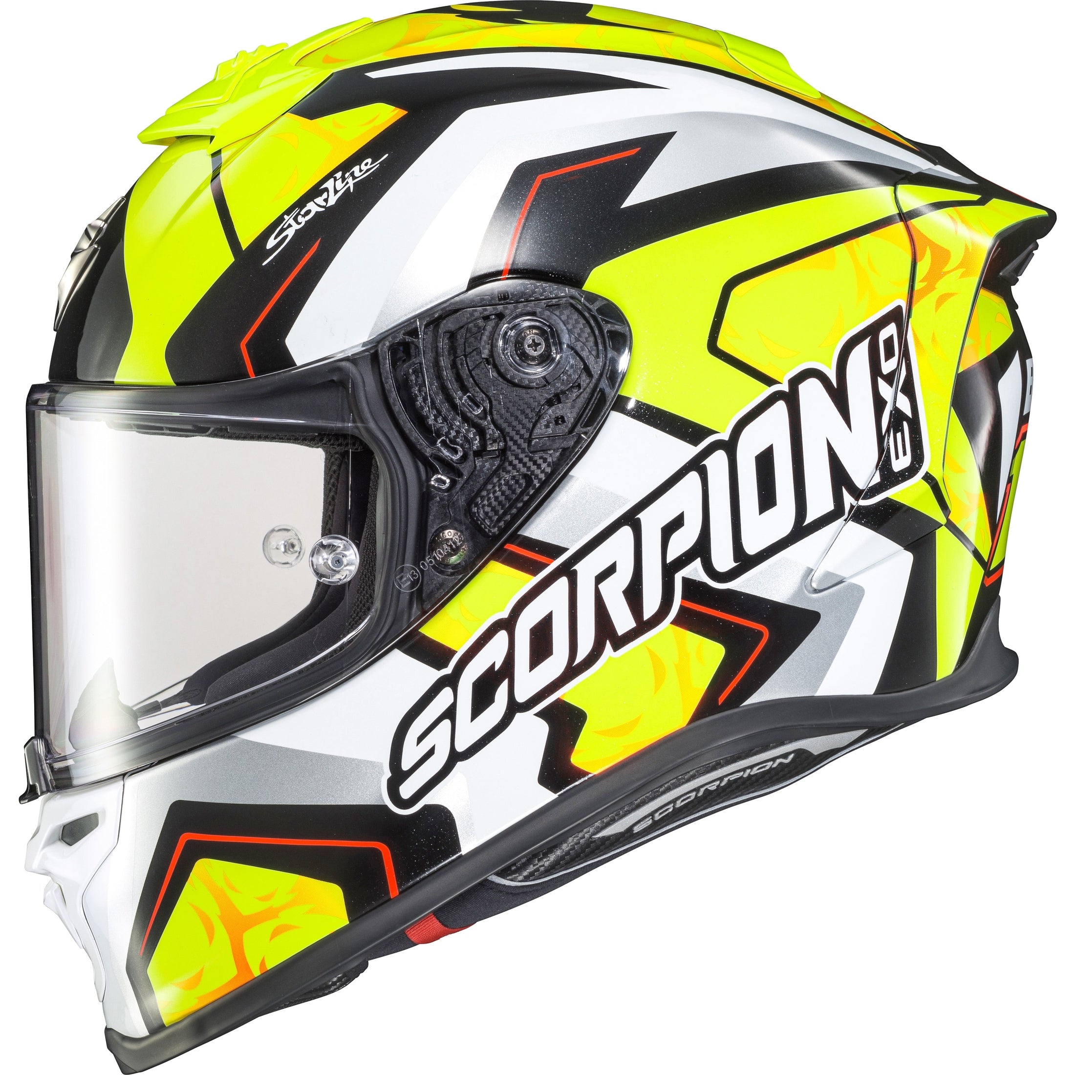 SCORPION EXO EXO-R1 AIR FULL FACE HELMET BAUTISTA YELLOW MD