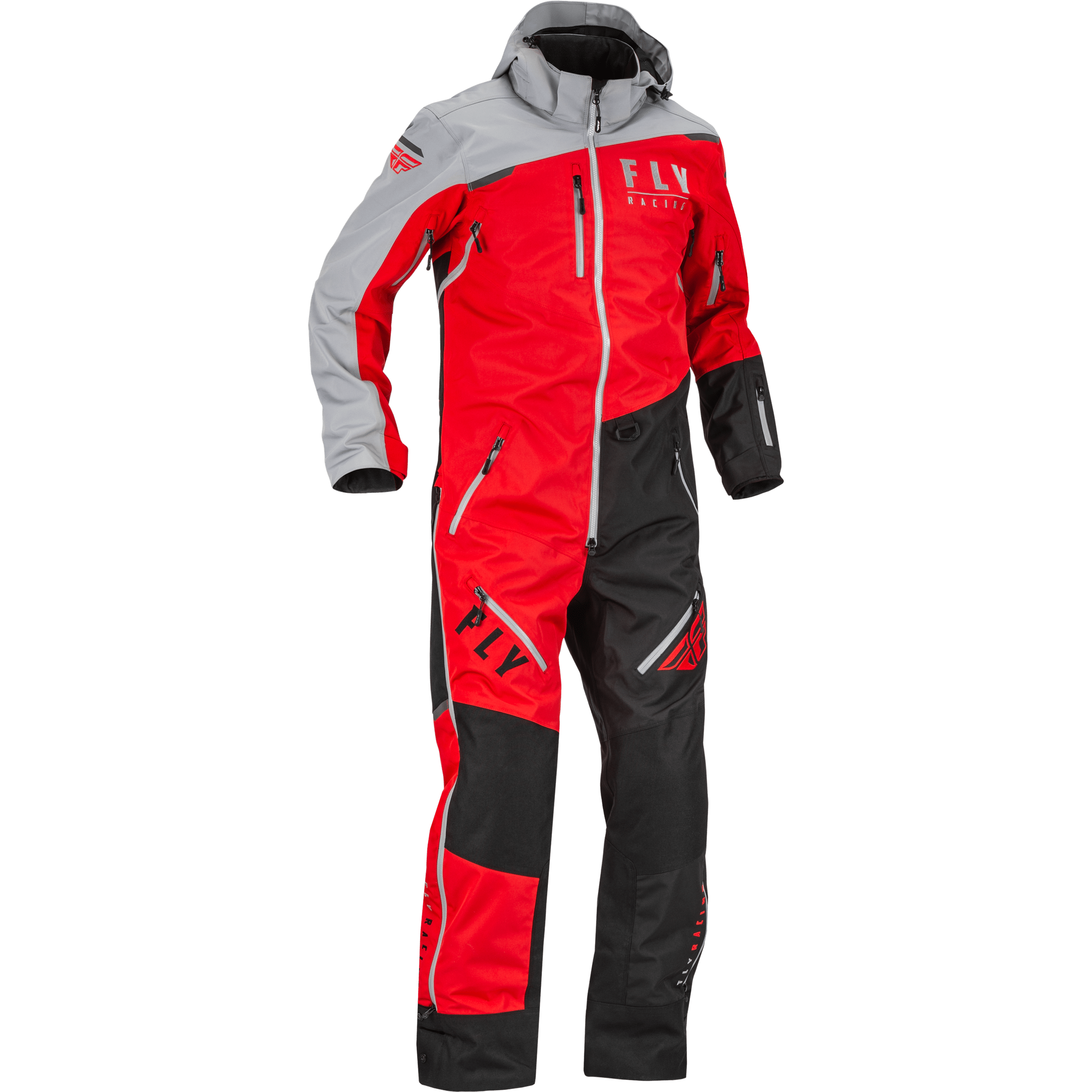 FLY RACING COBALT SHELL MONOSUIT RED/GREY LG
