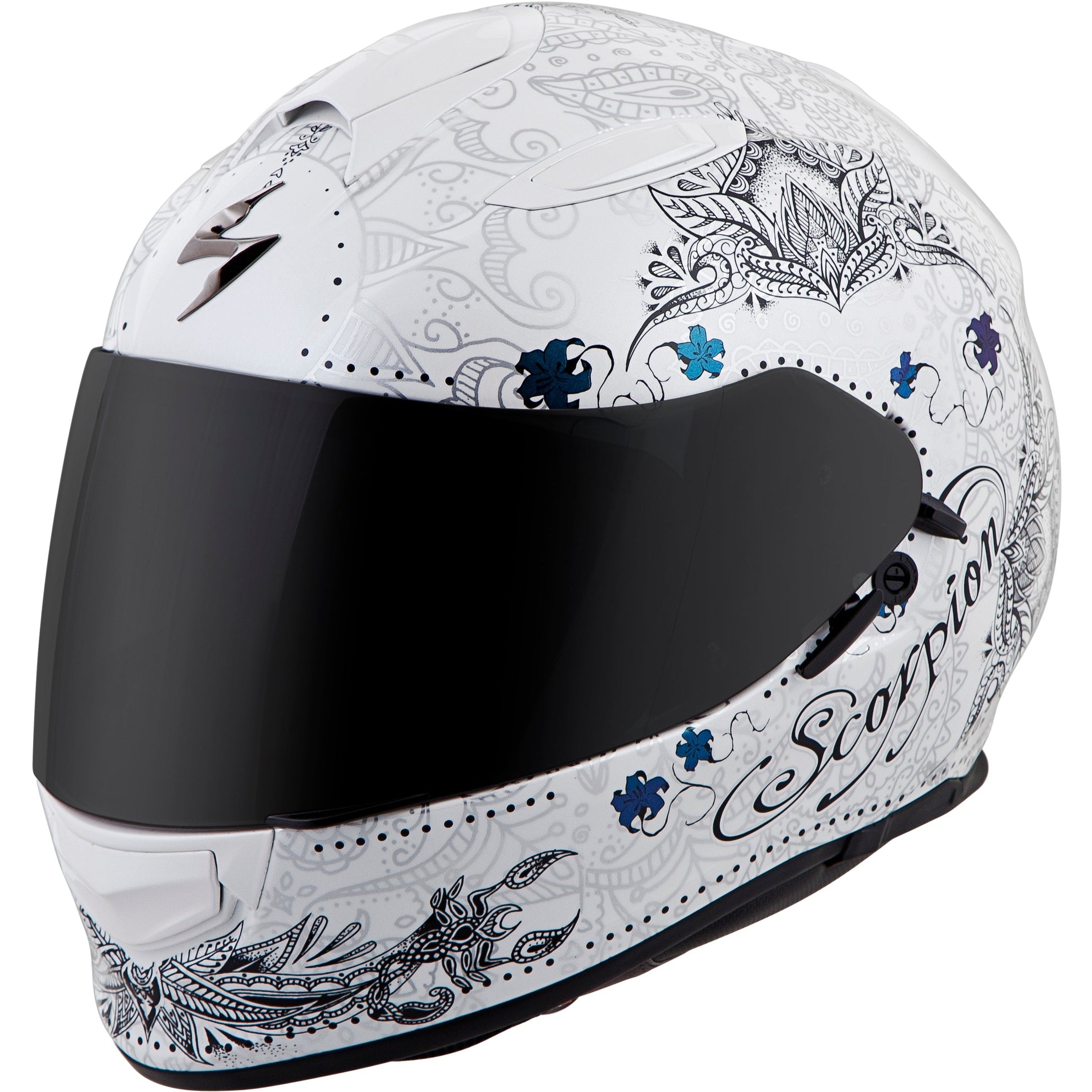 SCORPION EXO EXO-T510 FULL-FACE HELMET AZALEA WHITE/SILVER LG