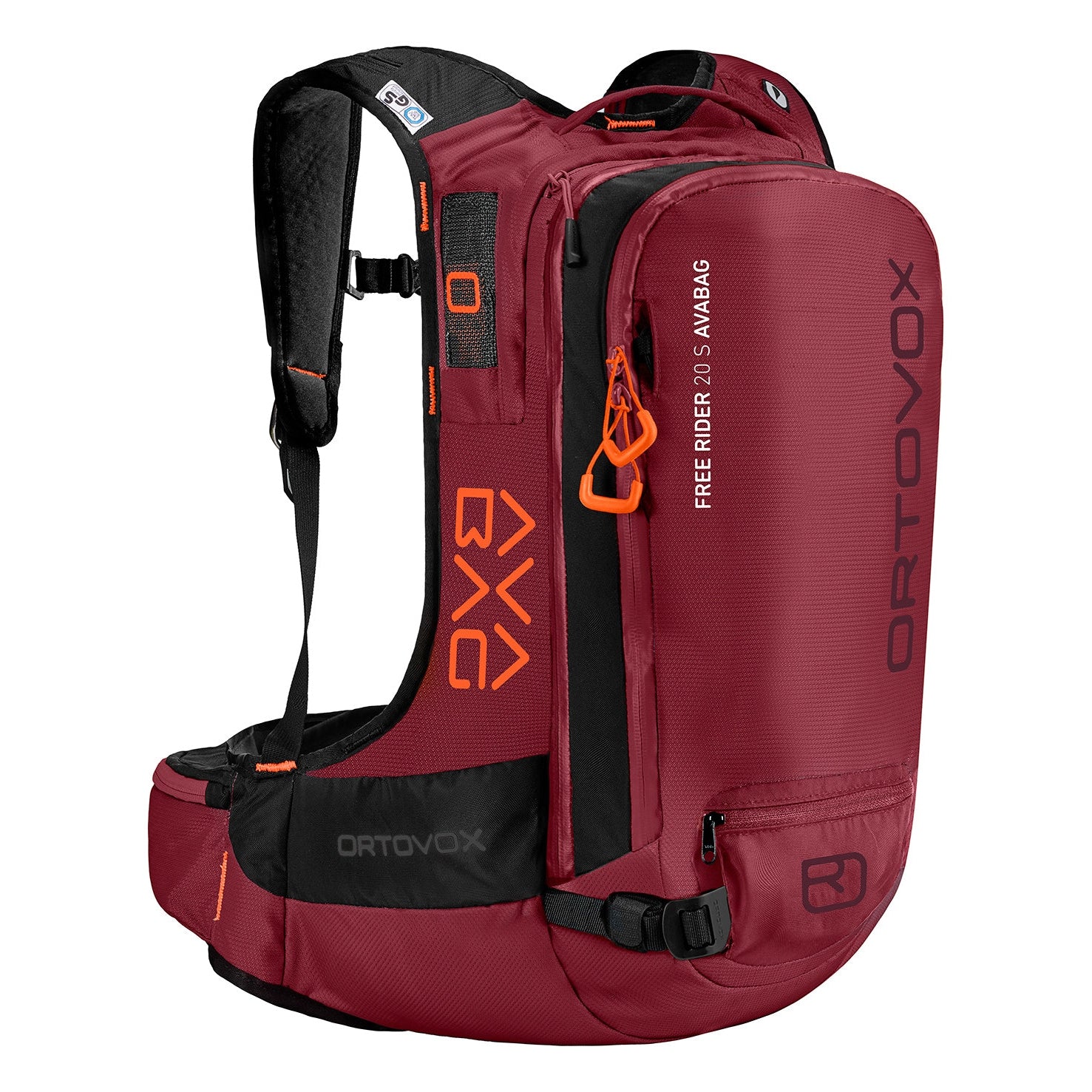 ORTOVOX FREE RIDER 20 S AVABAG DARK BLOOD