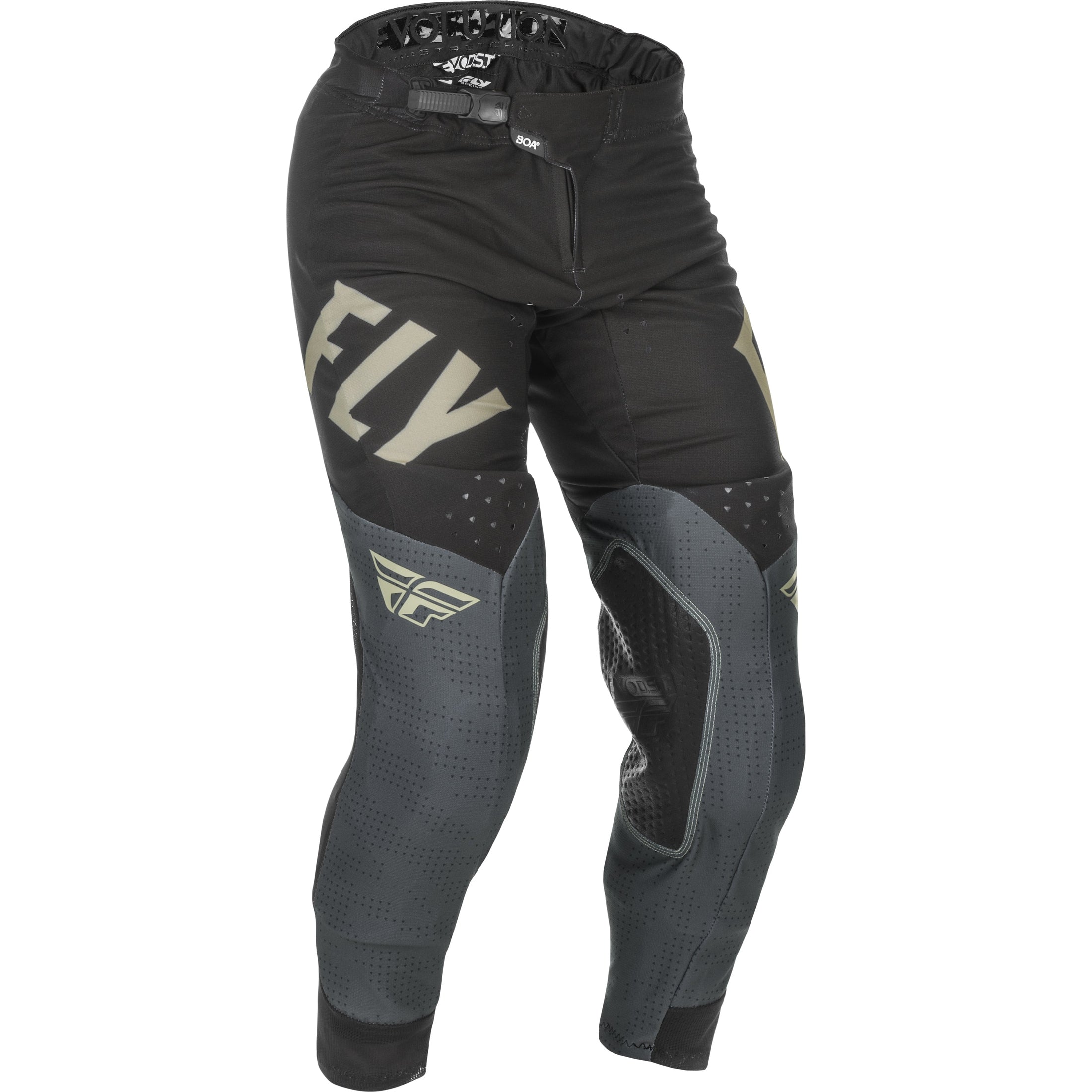 FLY RACING EVOLUTION DST PANTS GREY/BLACK/STONE SZ 36