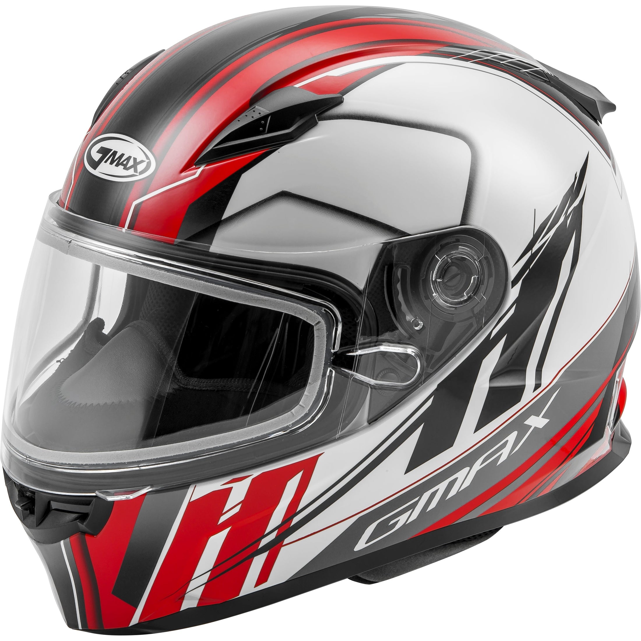 GMAX YOUTH GM49Y ROGUE SNOW HELMET WHITE/RED YM