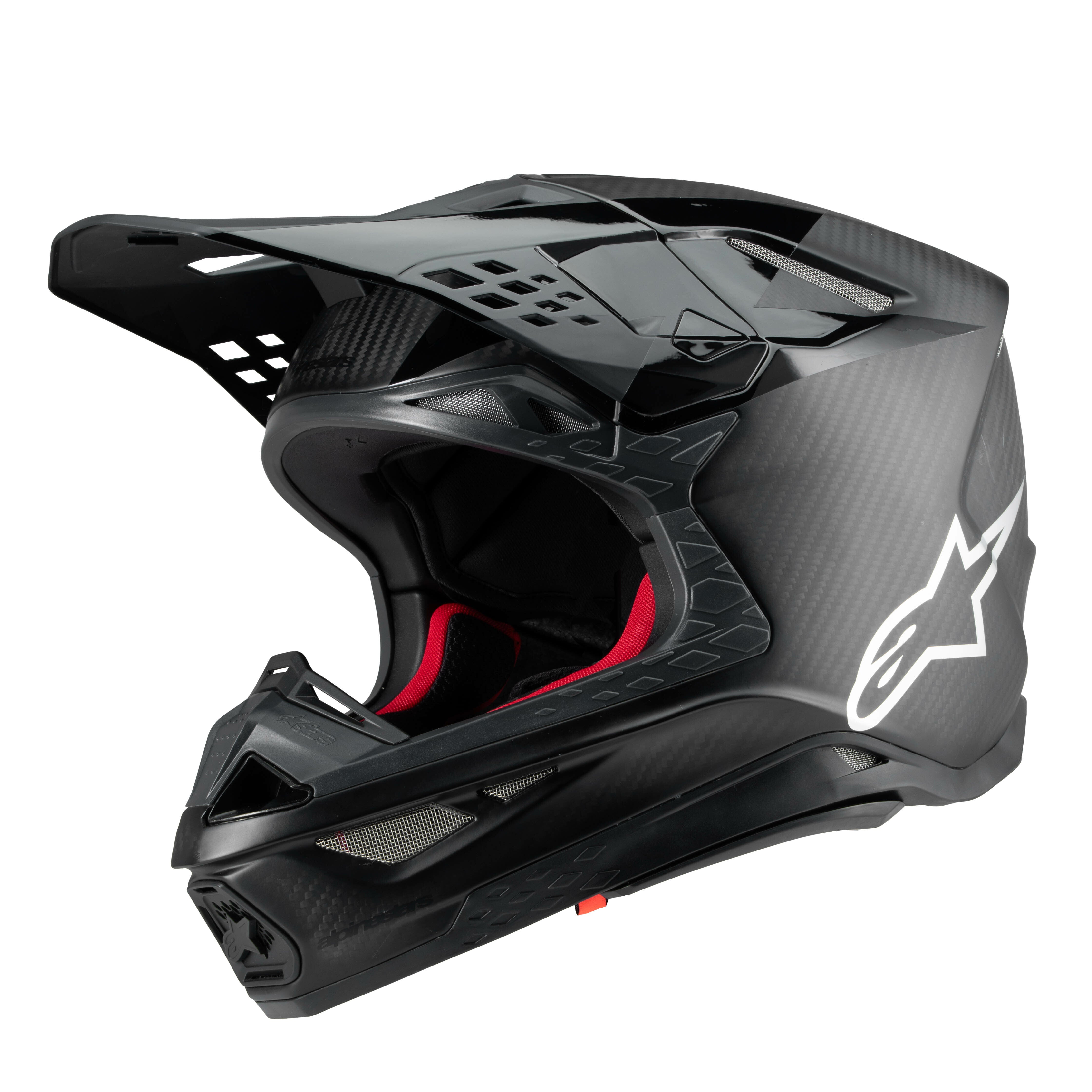 ALPINESTARS SUPERTECH S-M10 FAME HELMET BLACK/CARBON M&G XS