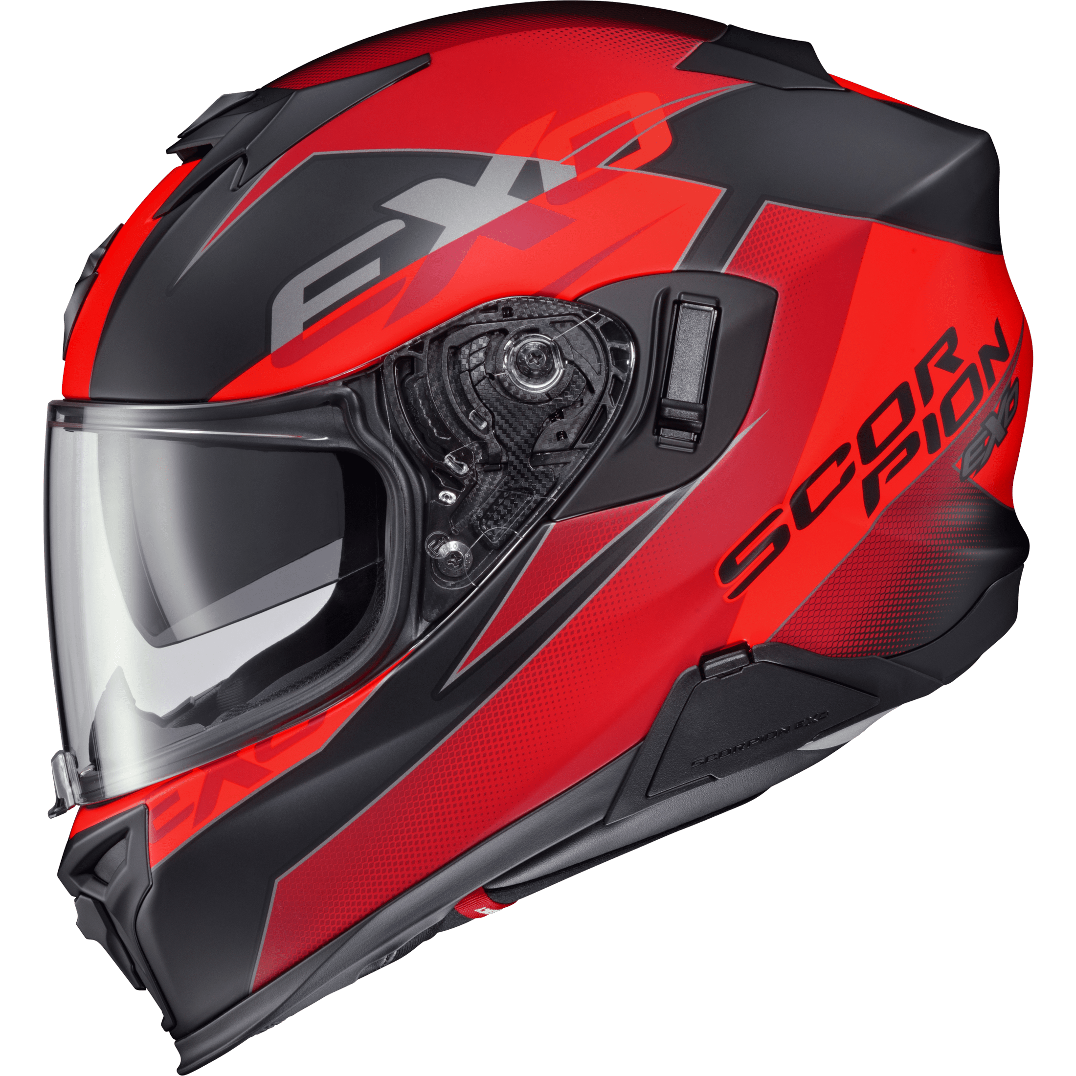 SCORPION EXO EXO-T520 HELMET FACTOR RED 3X