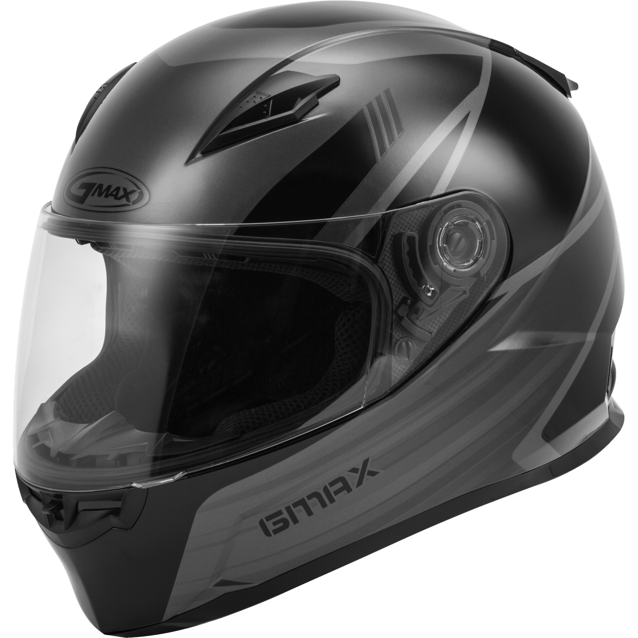 GMAX FF-49 FULL-FACE DEFLECT HELMET BLACK/GREY XL