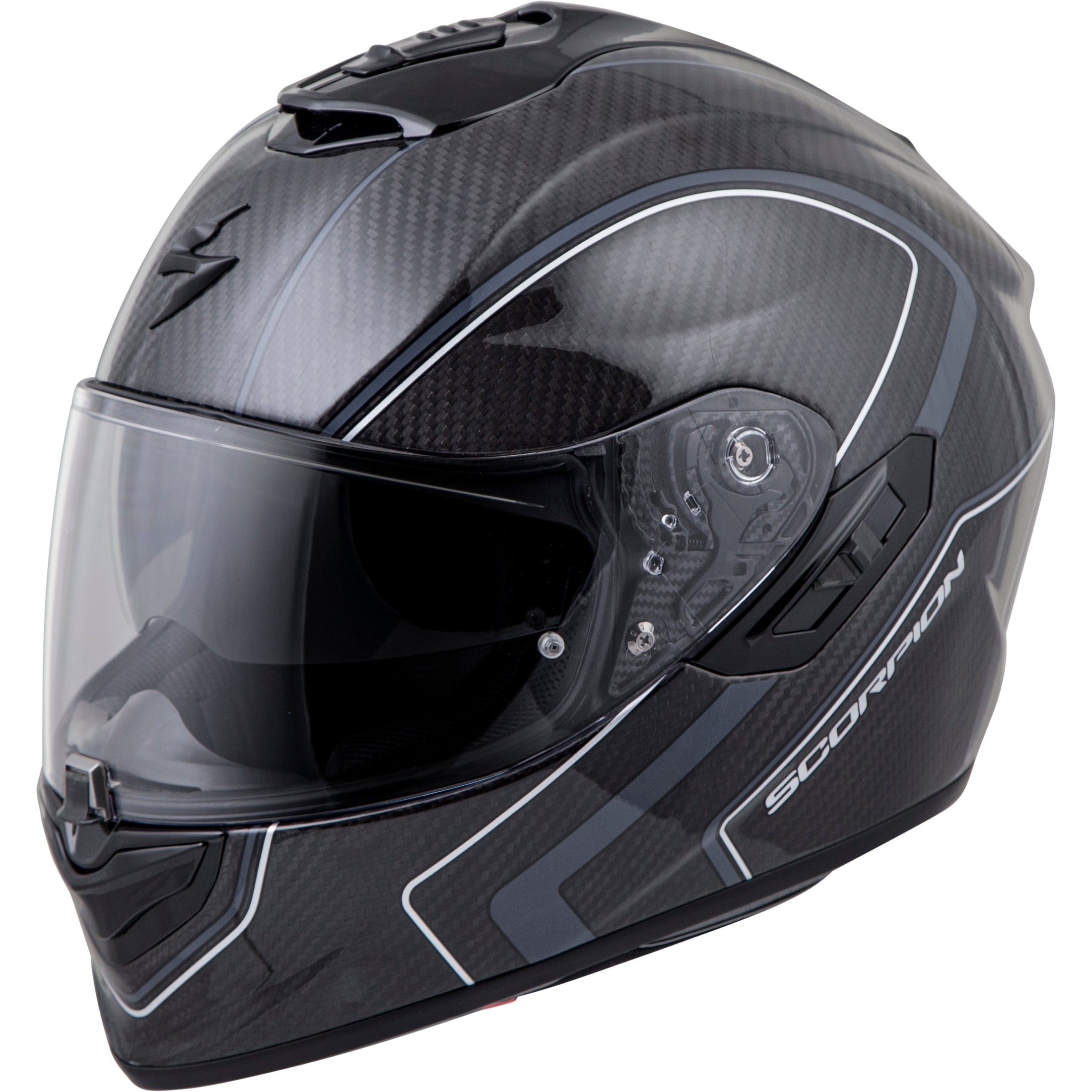 SCORPION EXO EXO-ST1400 CARBON FULL-FACE HELMET ANTRIM GREY SM