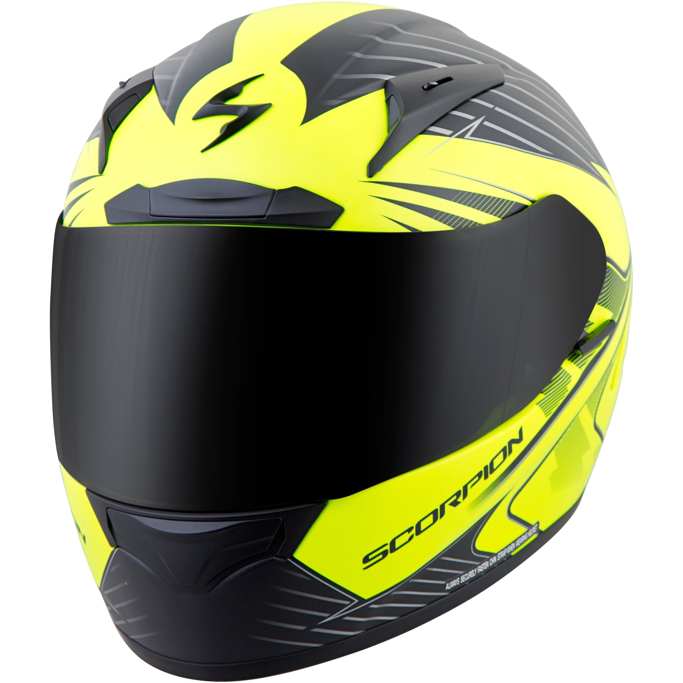SCORPION EXO EXO-R2000 FULL-FACE HELMET RAVIN NEON 2X