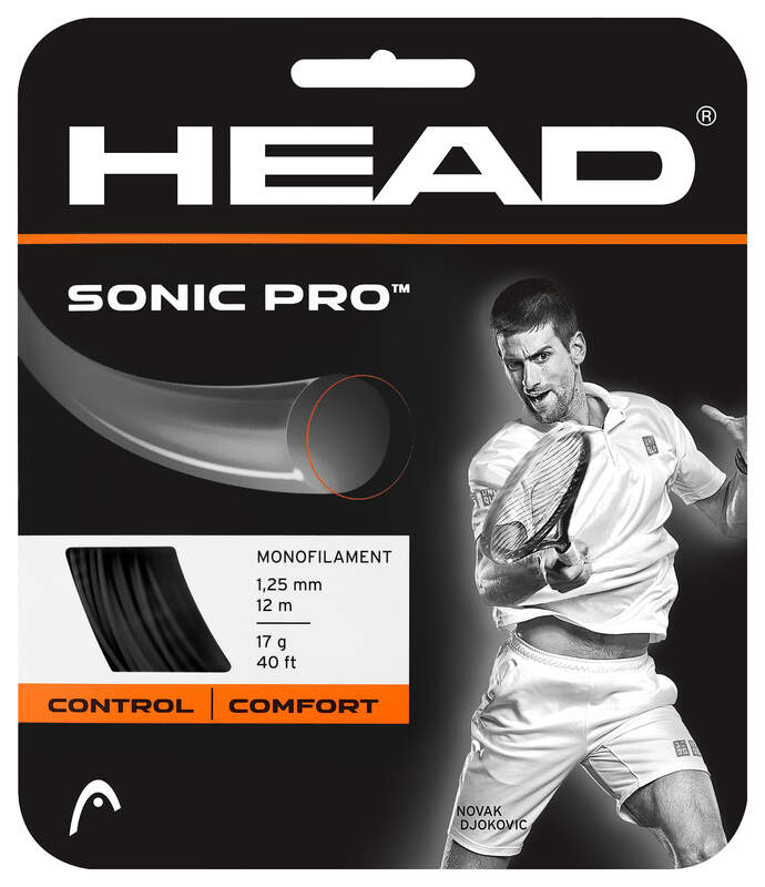 Tennis Strings Set HEAD Sonic Pro BK Black - 16g-1.30mm Size