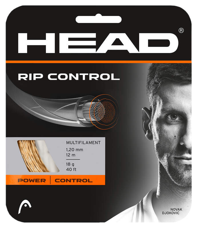 Tennis Strings Set HEAD RIP Control NT Natural - 16g-1.30mm Size